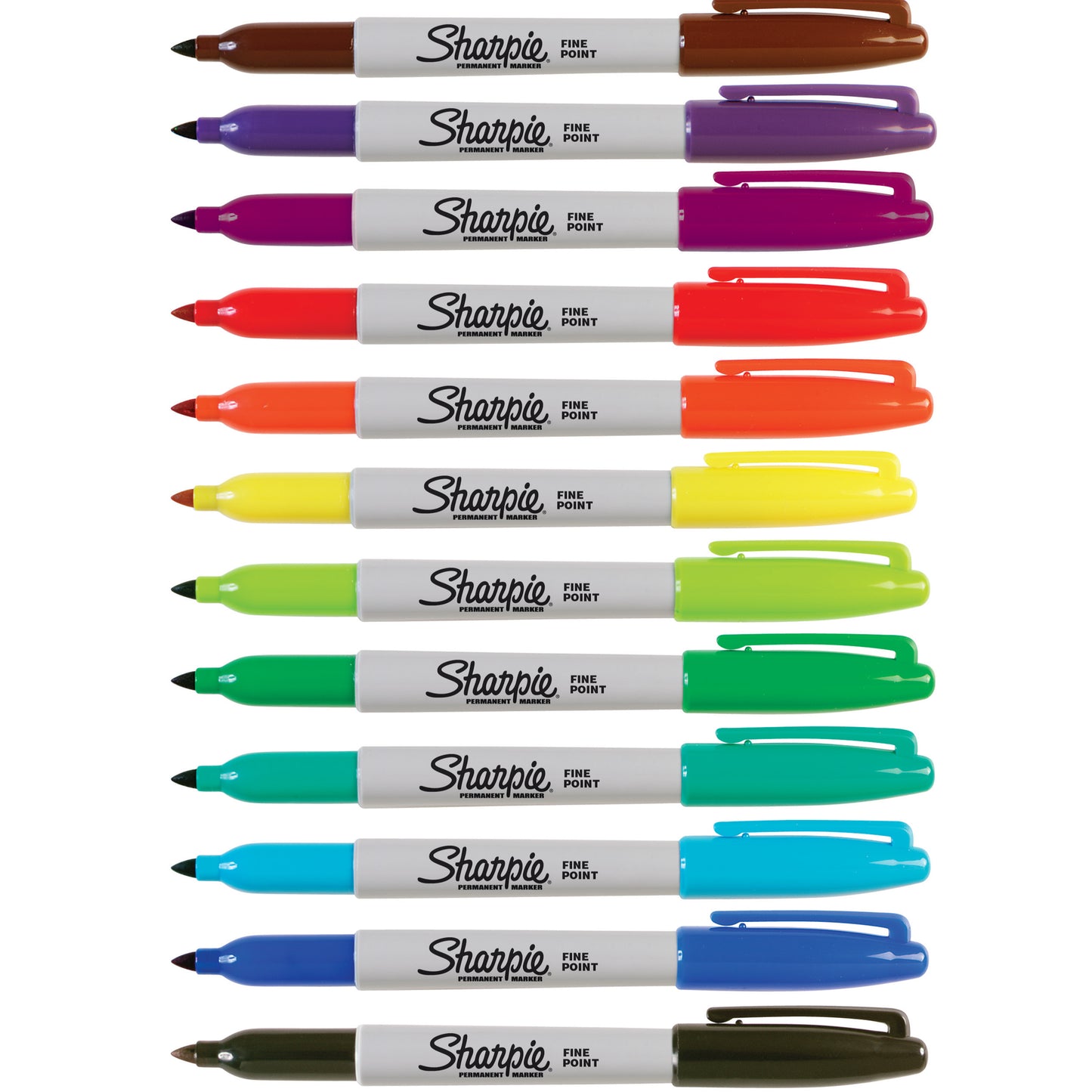Newell Sharpie Permanent Marker Set, Fine Point, 12 Count (SAN 30072)