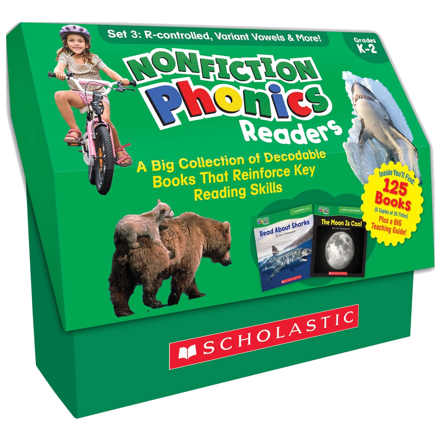 Scholastic R Controlled, Variant Vowels, and More Nonfiction Phonics Readers (SC-9781338894714)