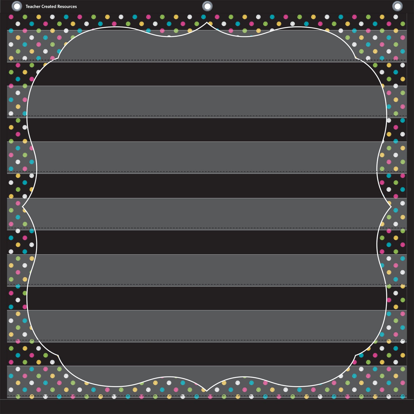 Teacher Created Resources Chalkboard Brights 7 Pocket Chart (TCR 20742)