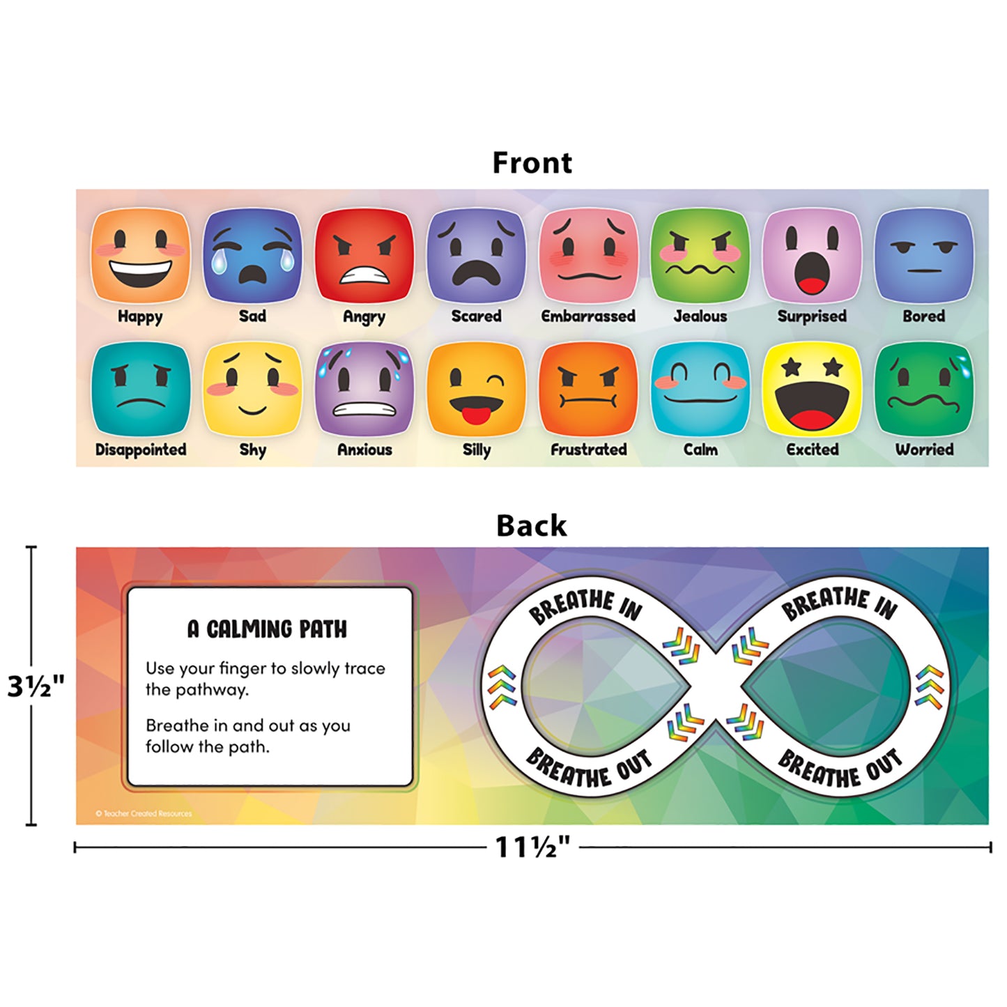 Social-Emotional Mood Meters, 11-1/2" x 3-1/2", 36 Per Pack, 2 Packs