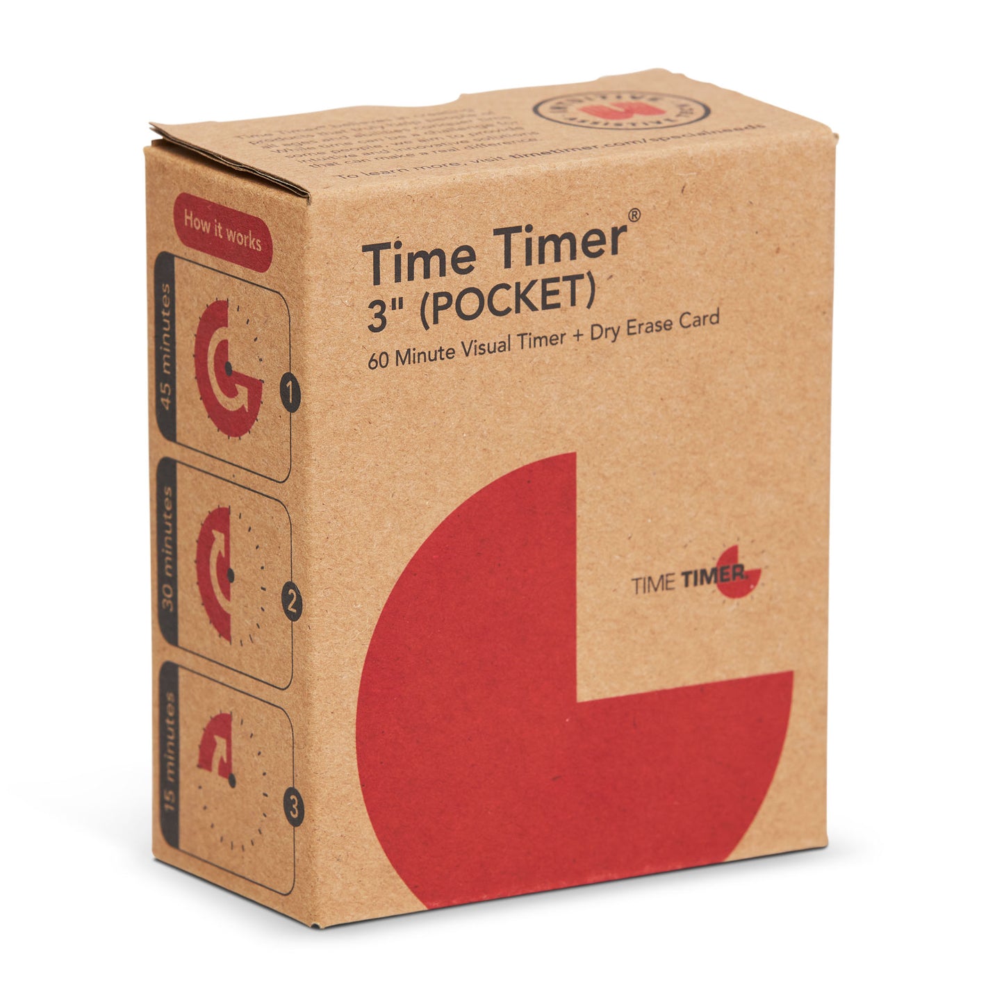 Time Timer Original, 3 Inch (TTM03B-W)