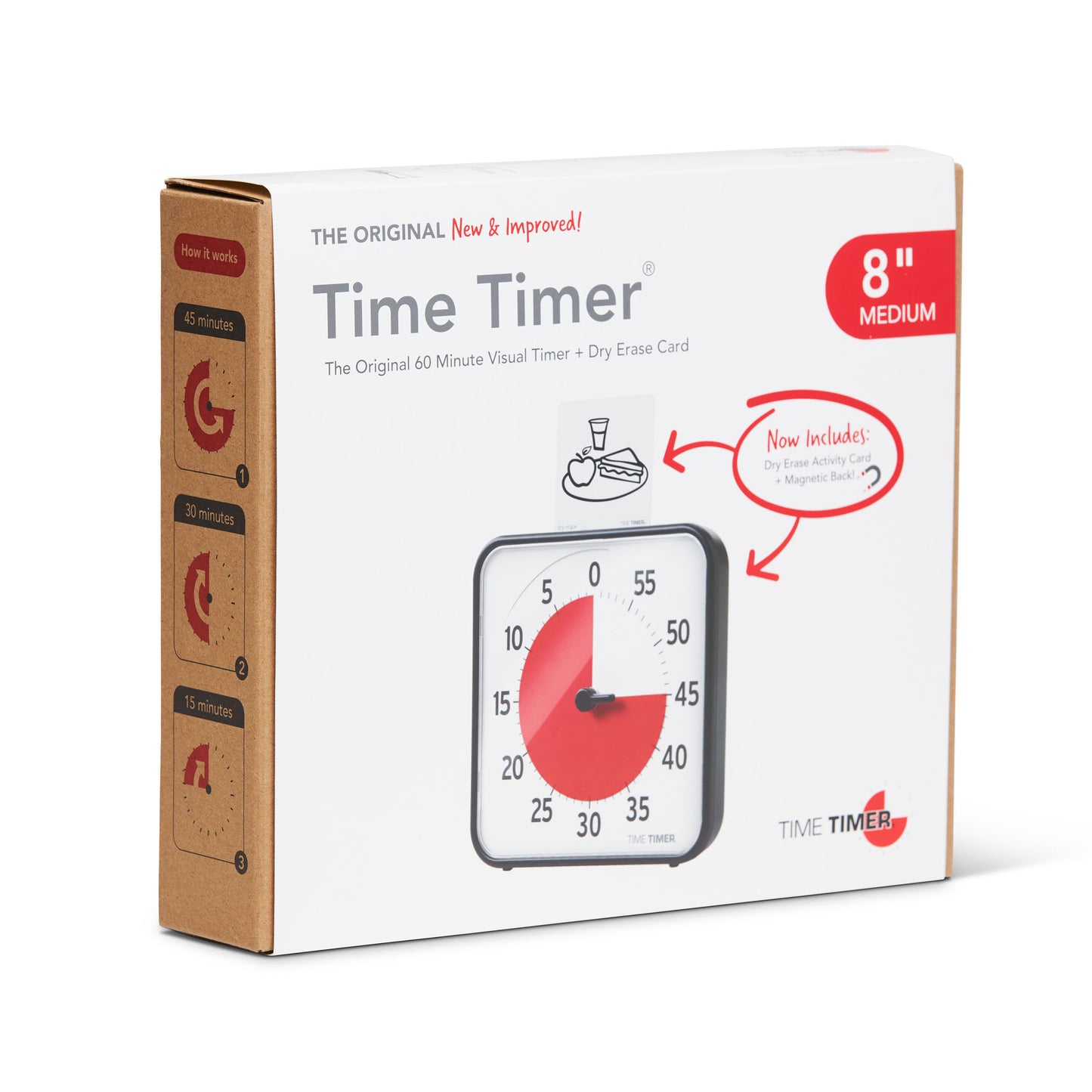 Time Timer Original, 8 Inch (TTM08B-W)