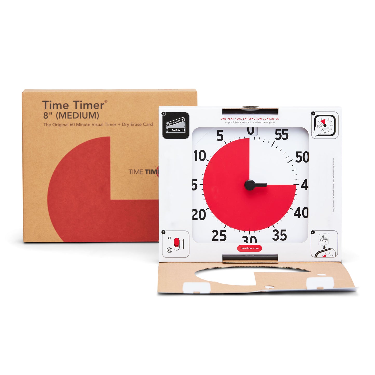 Time Timer Original, 8 Inch (TTM08B-W)