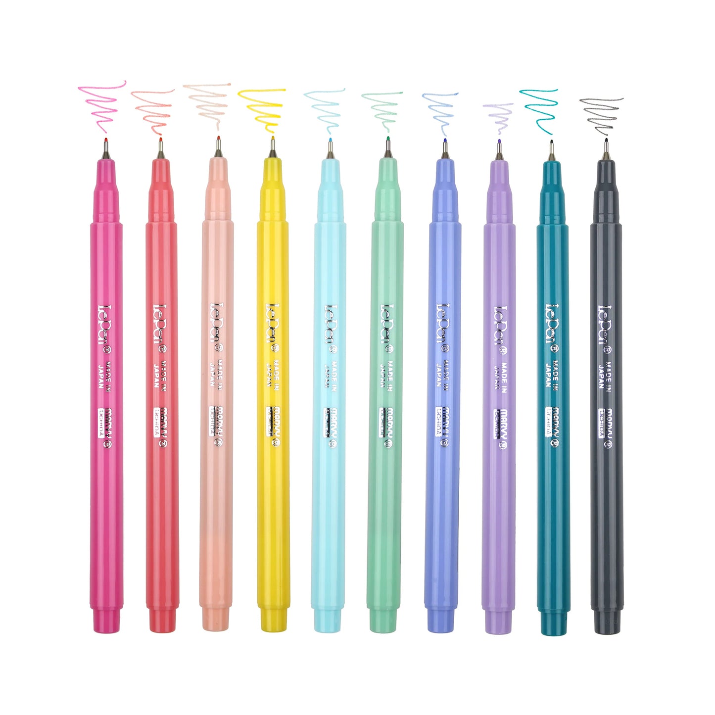 Uchida Lepen Pastel, 10 Colors (UCH430010P)