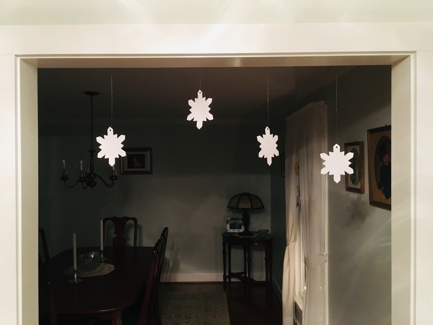 SHAPES ETC. Large Single Color Creative Foam Cut-Outs - Snowflake