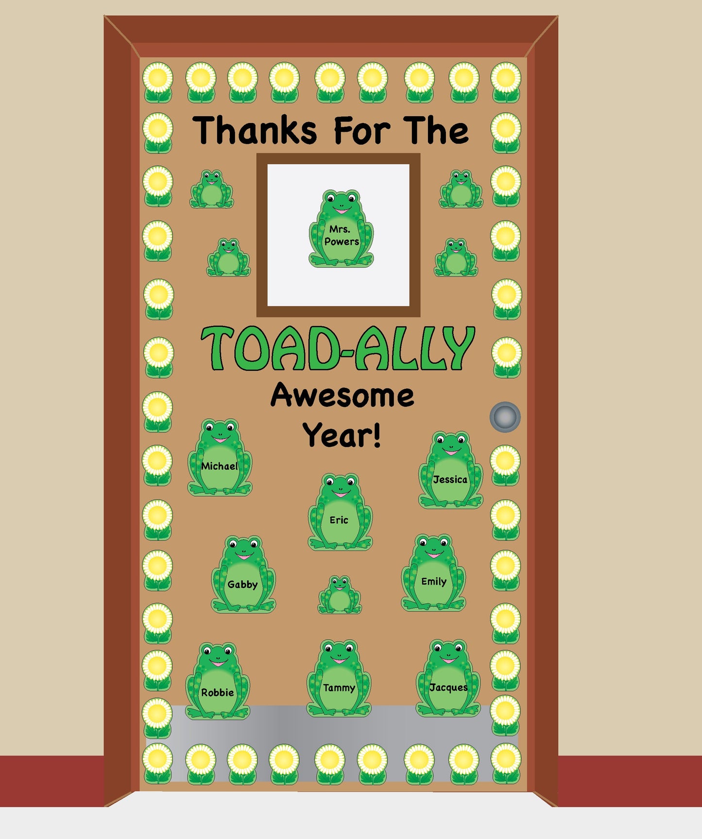 SHAPES ETC. Large Notepad - Frog