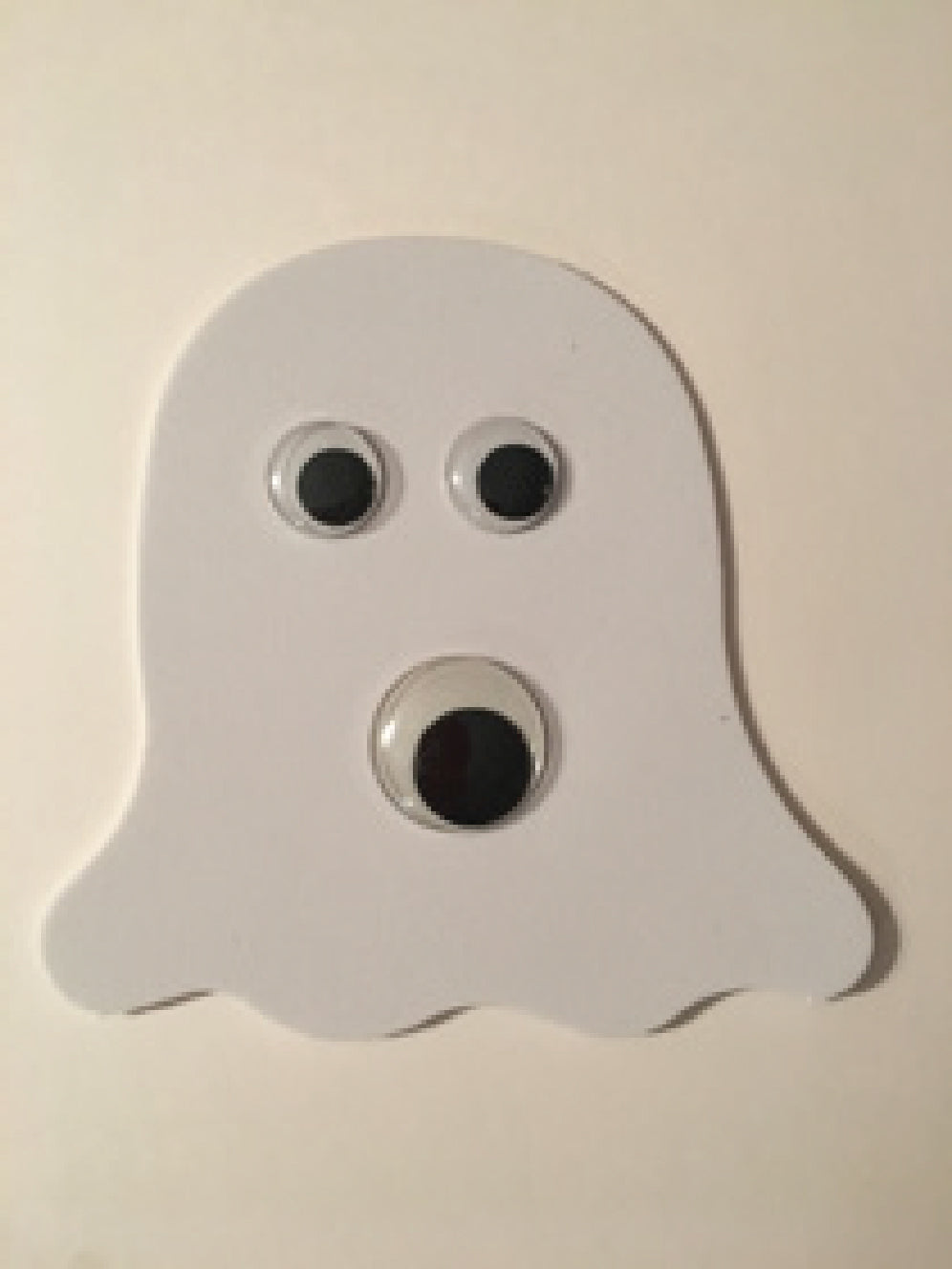 SHAPES ETC. Small Single Color Creative Foam Cut-Outs - Ghost