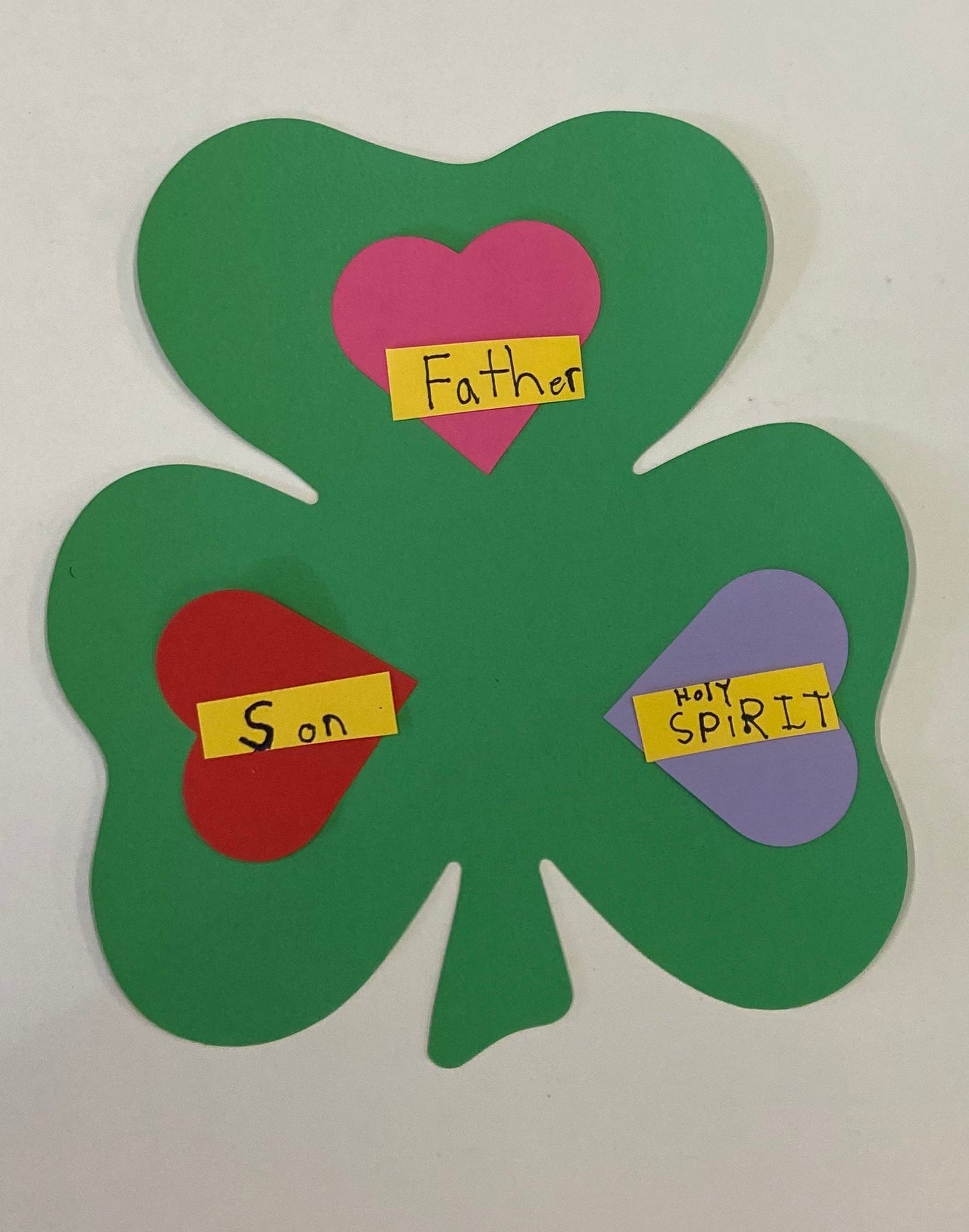 SHAPES ETC. Shamrock Assorted Color Super Cut-Outs- 8” x 9”