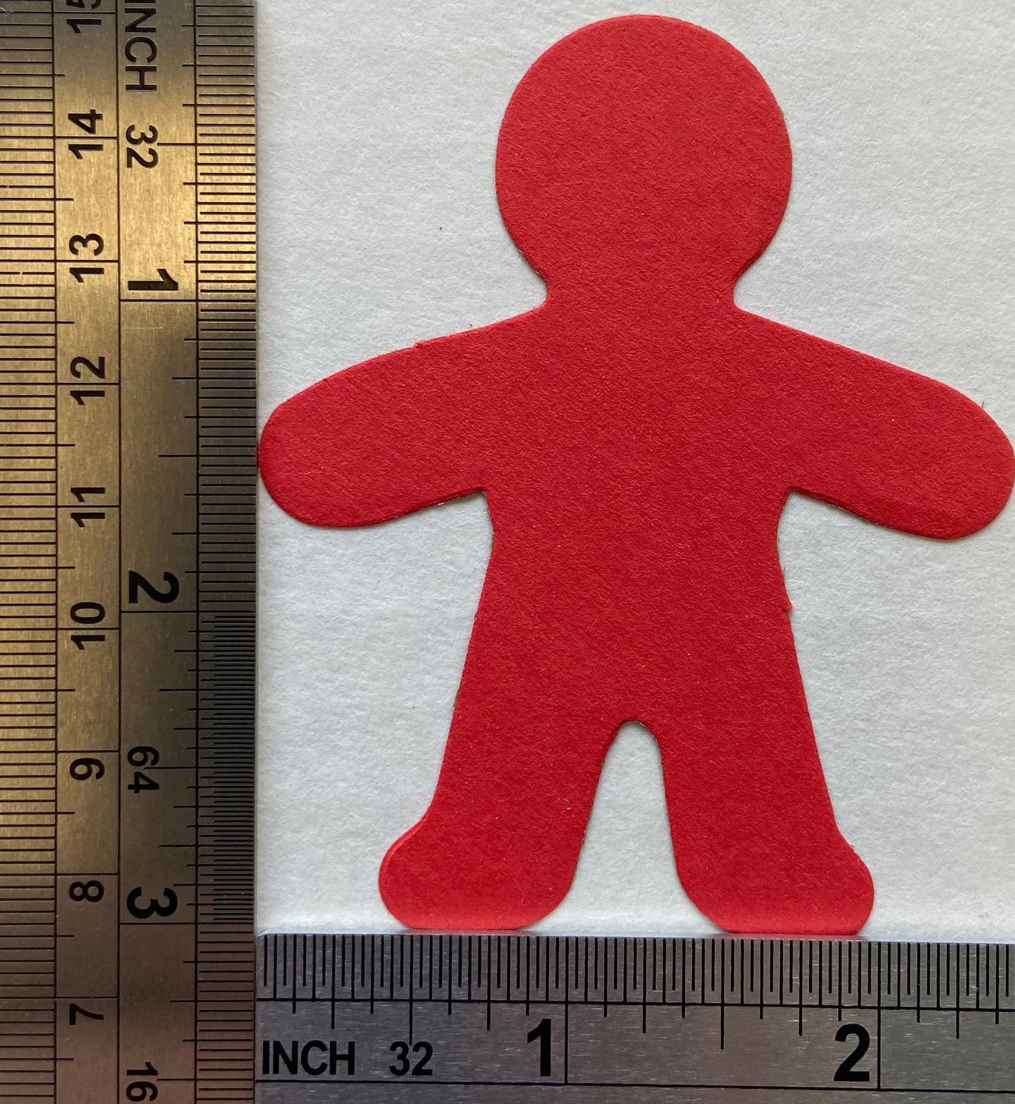 SHAPES ETC. Person Small Assorted Color Cut-Outs - 3”