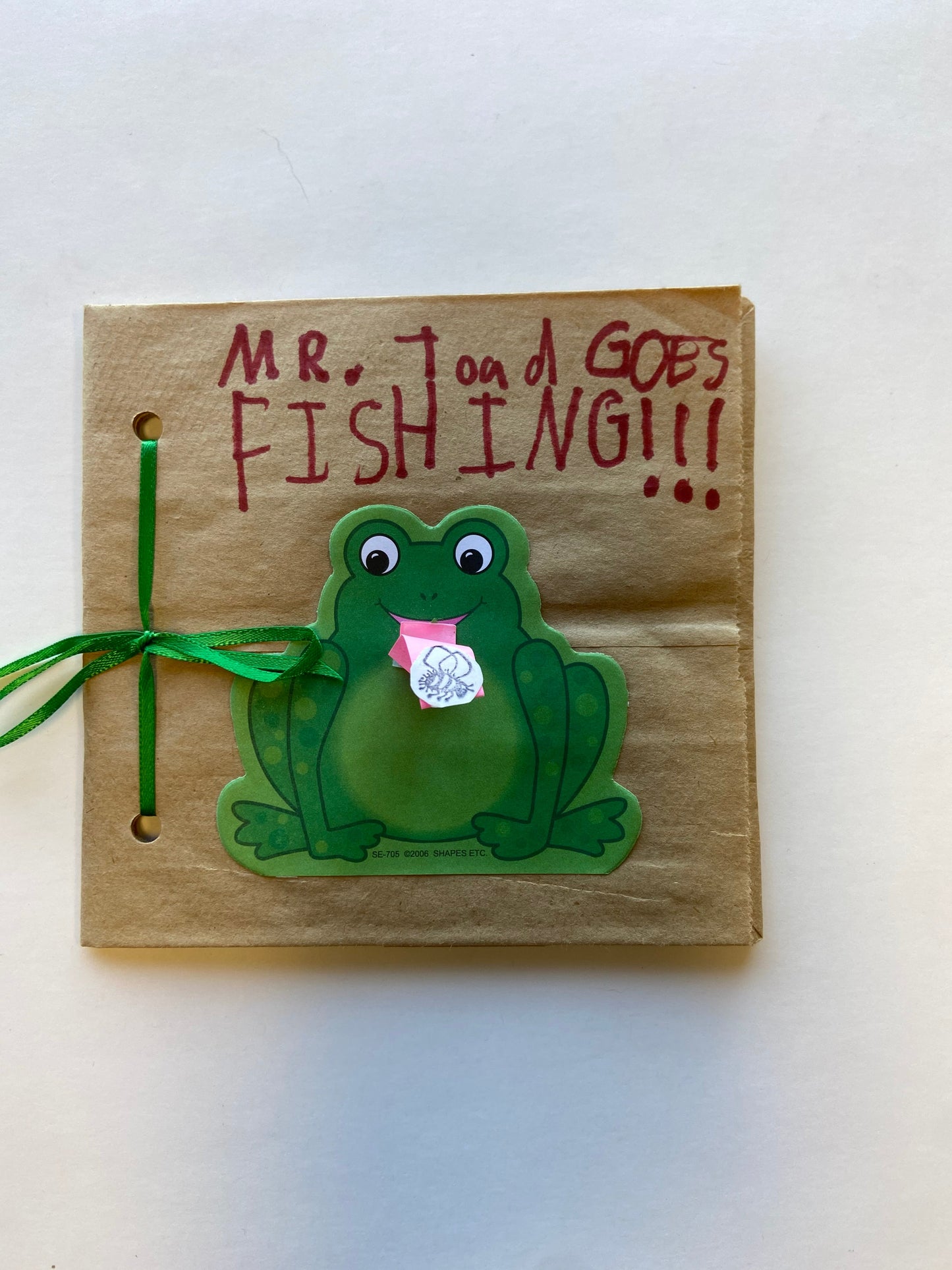 SHAPES ETC. Large Notepad - Frog