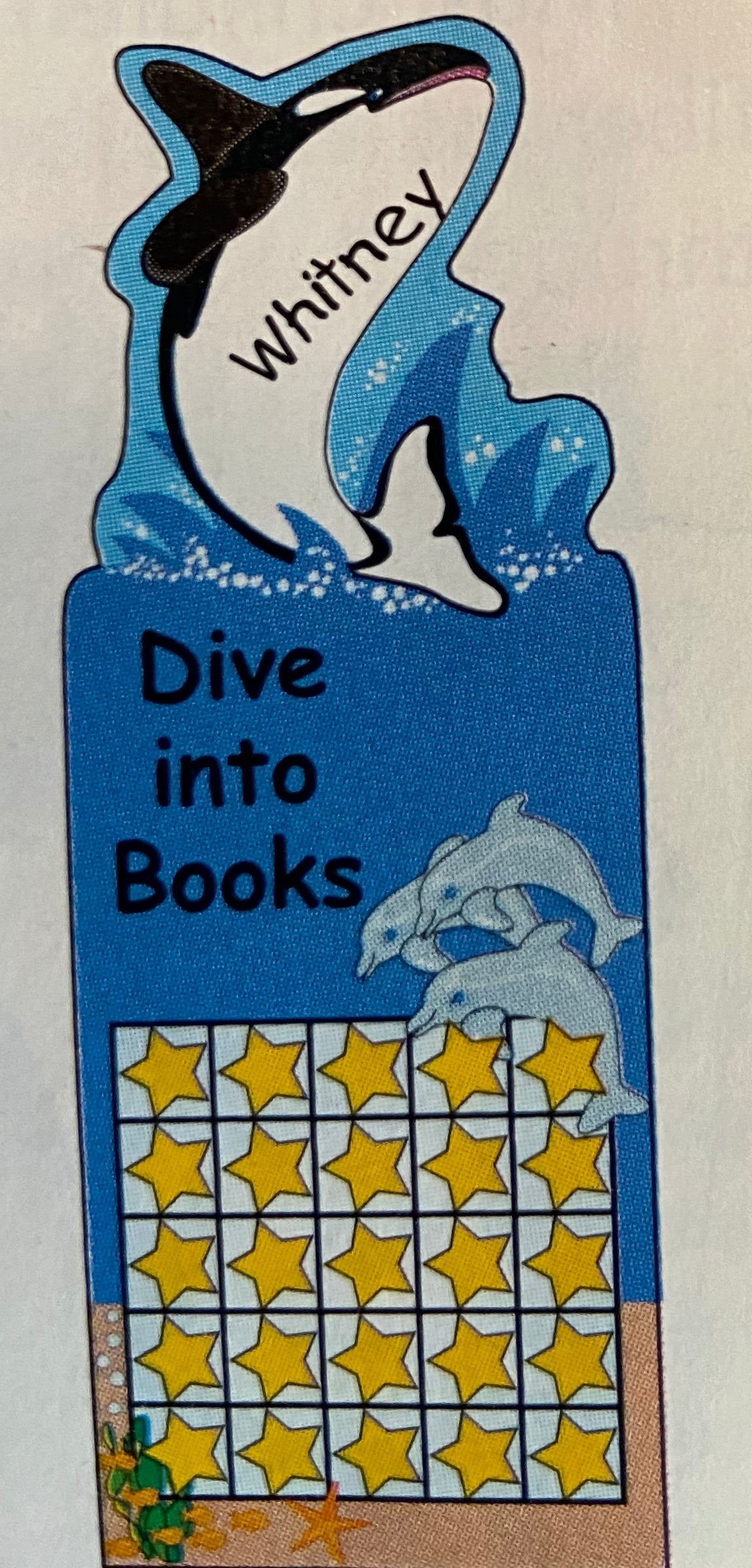 SHAPES ETC. Personal Incentive Chart - Ocean