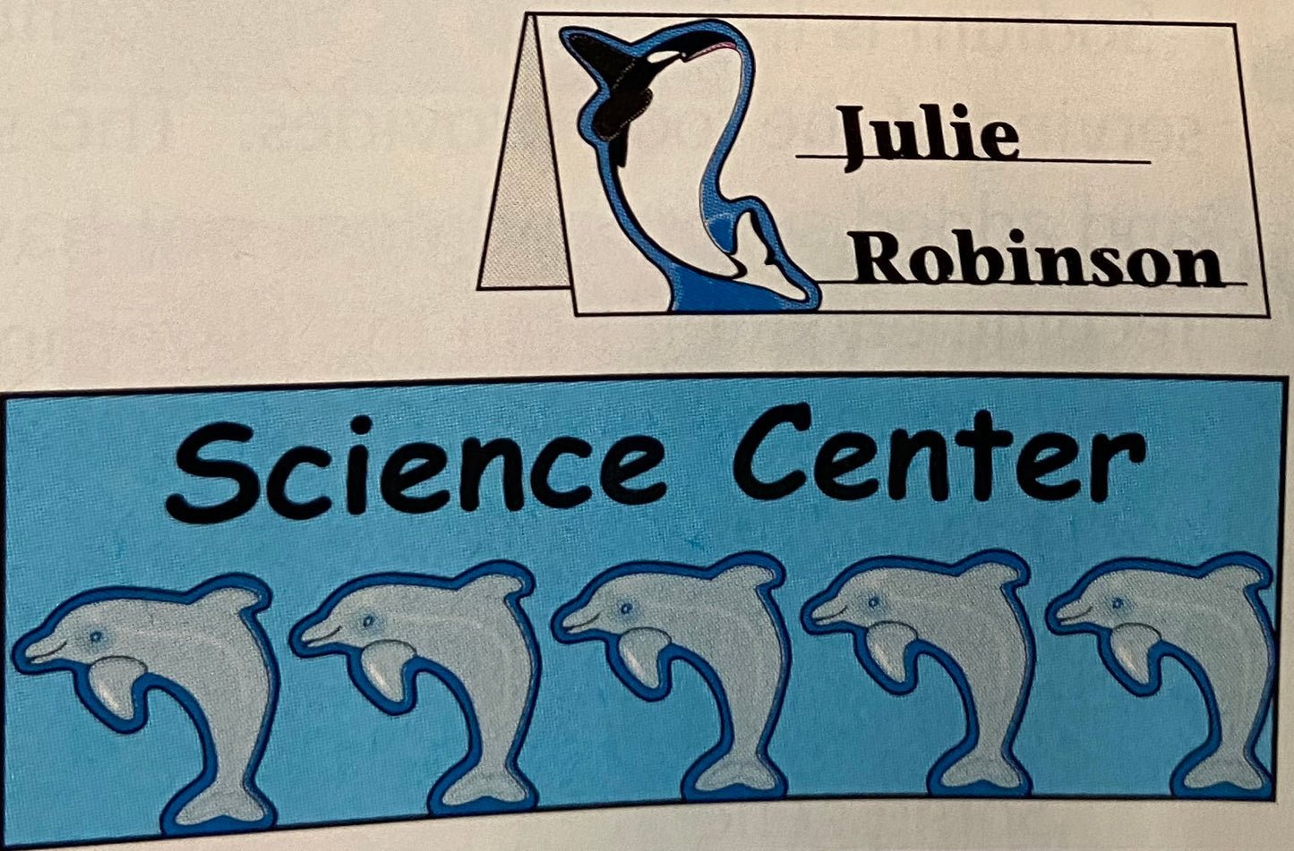 SHAPES ETC. Mini Notepad - Dolphin