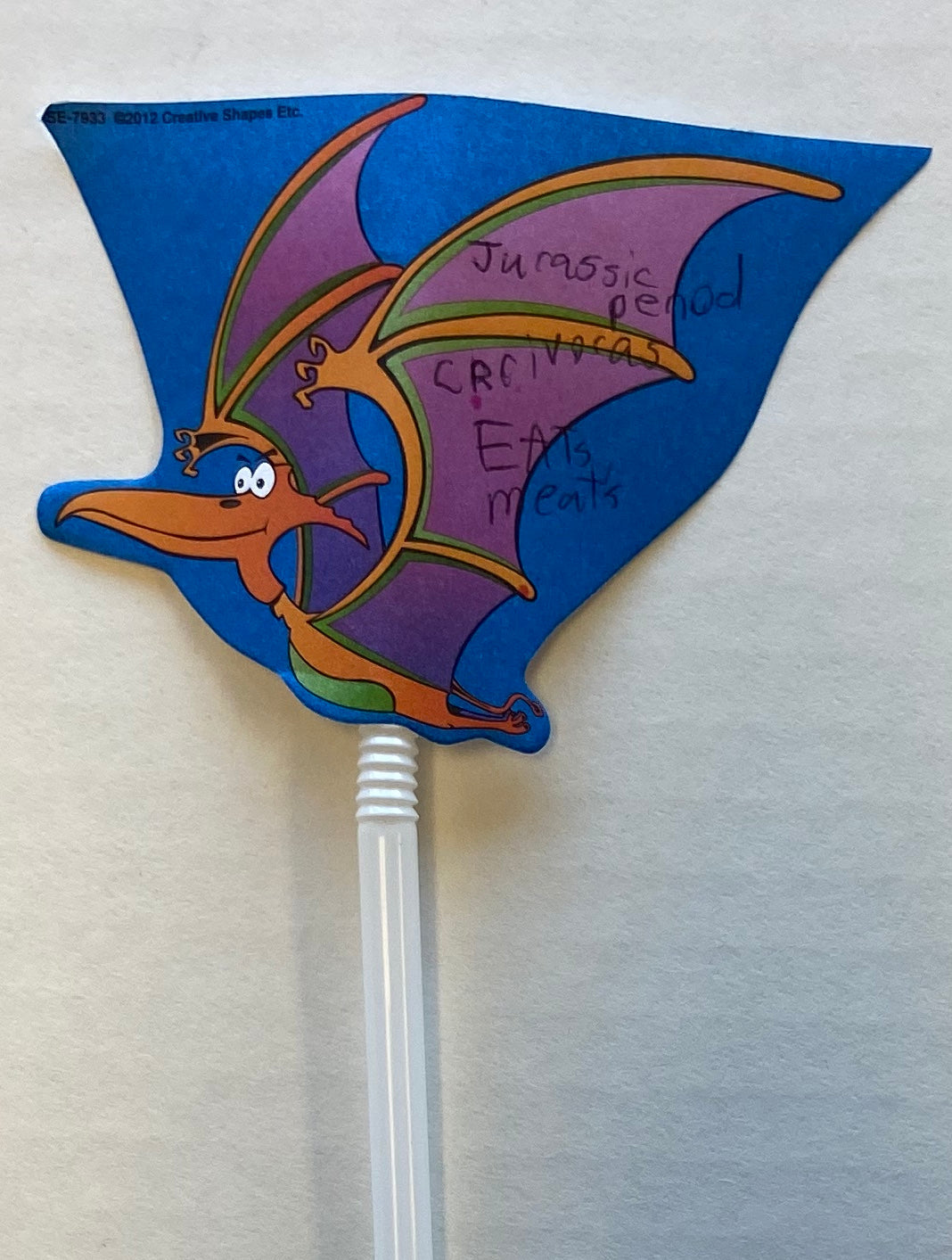 SHAPES ETC. Mini Notepad - Pterodactyl