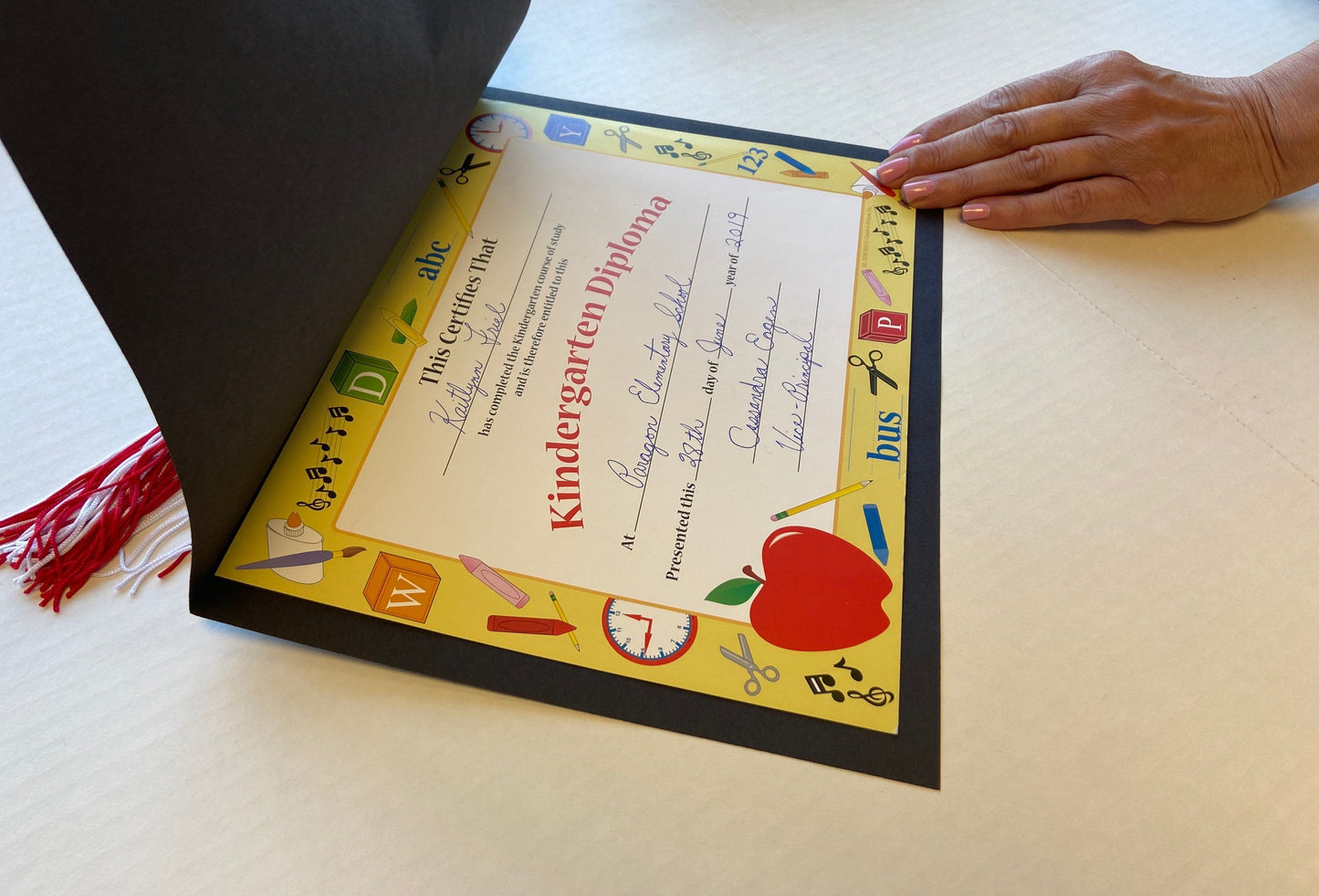 SHAPES ETC. Recognition Certificate - Kindergarten Diploma