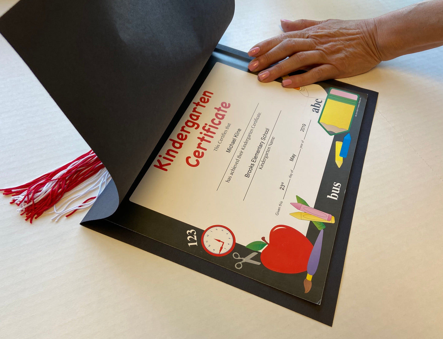 SHAPES ETC. Recognition Certificate - Kindergarten Certificate