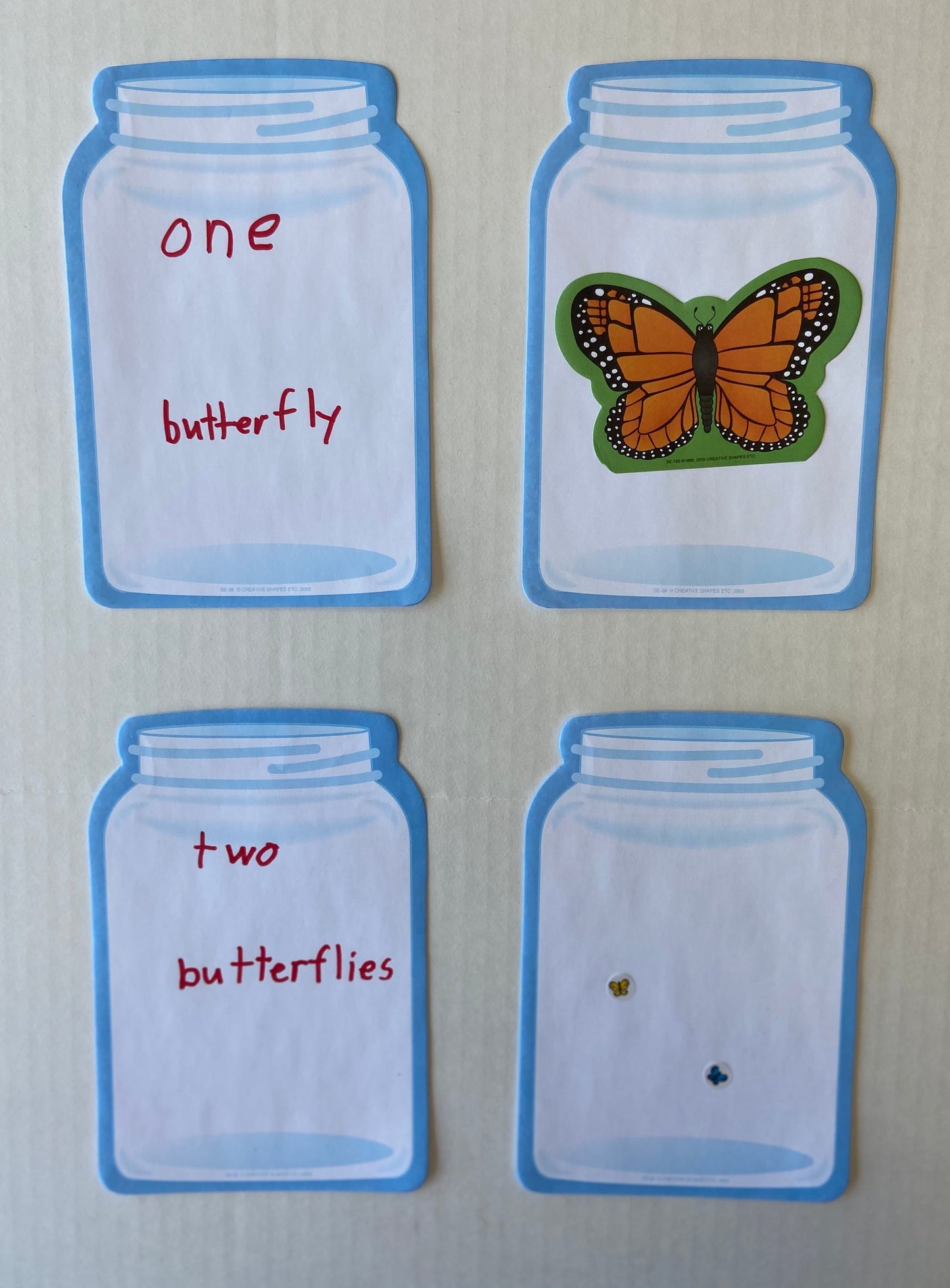 SHAPES ETC. Incentive Stickers - Butterfly