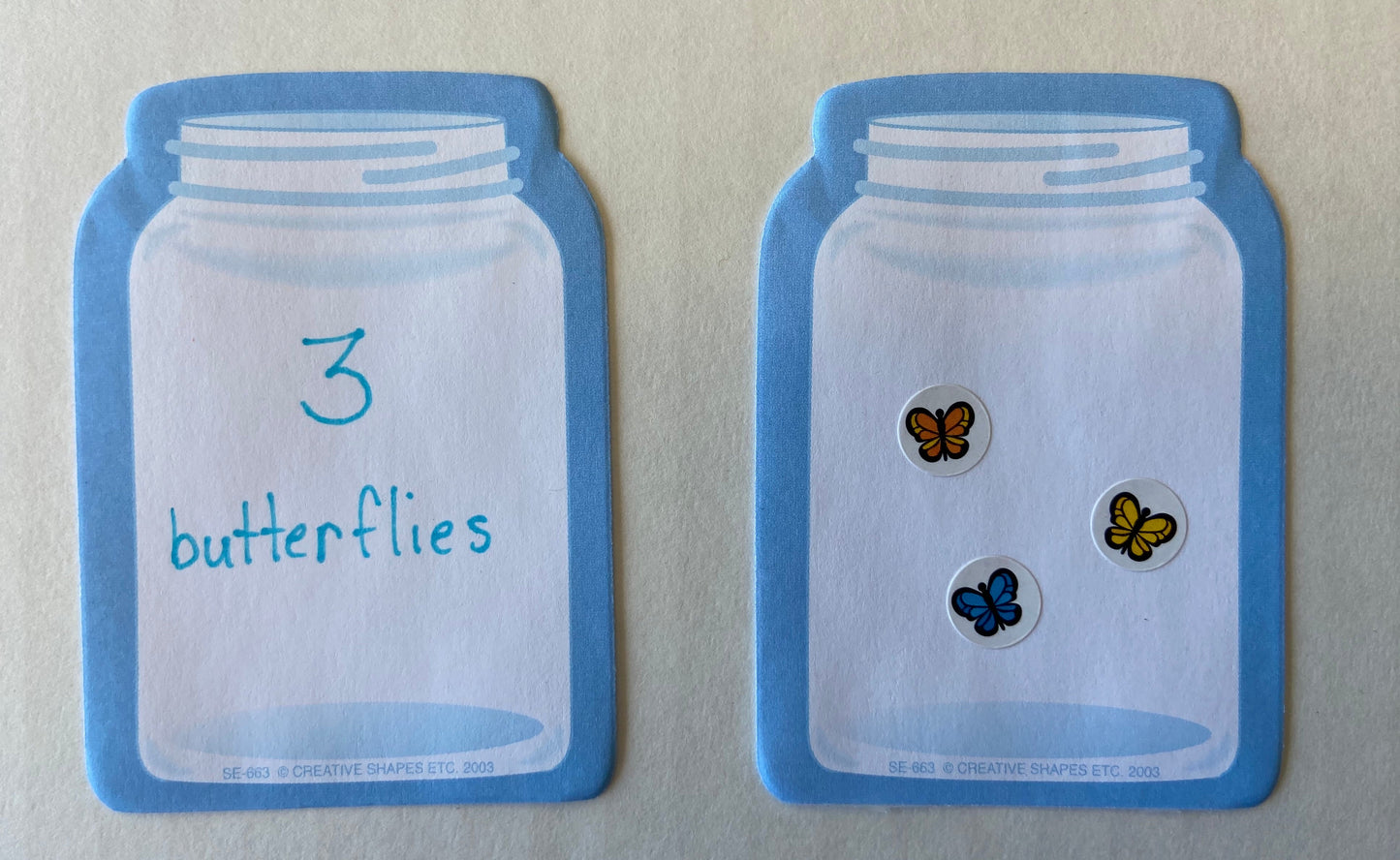 SHAPES ETC. Incentive Stickers - Butterfly
