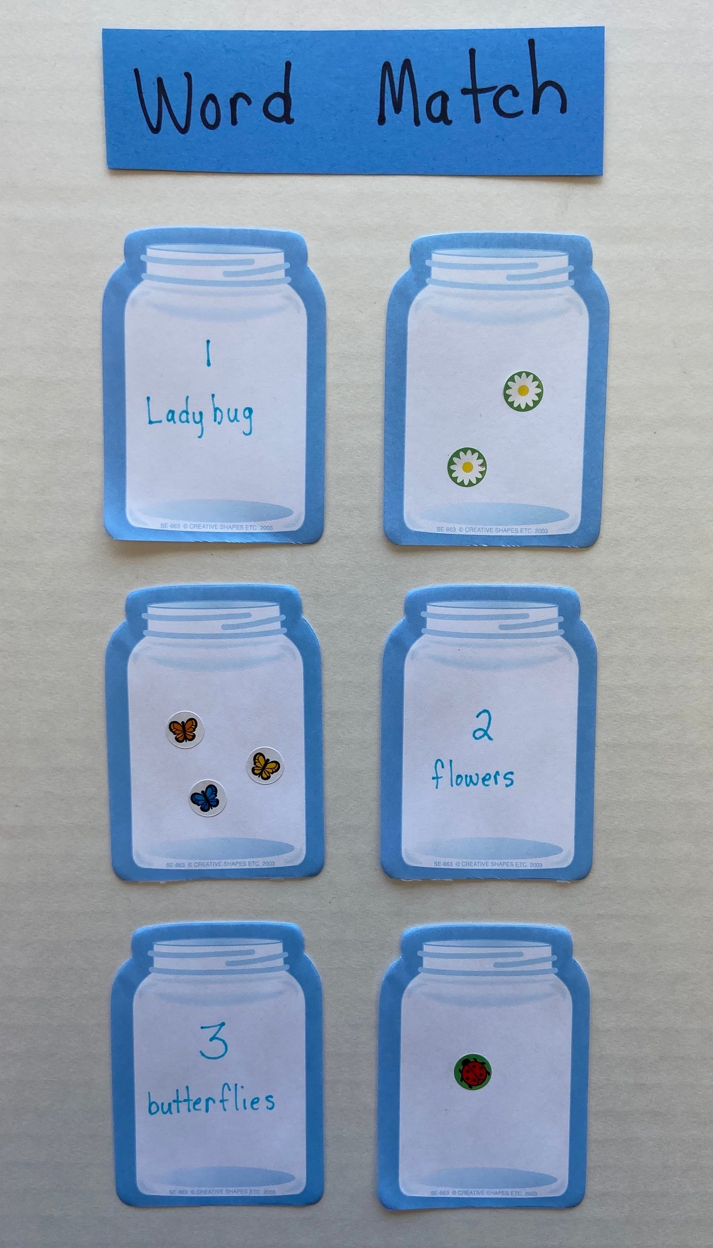 SHAPES ETC. Incentive Stickers - Butterfly