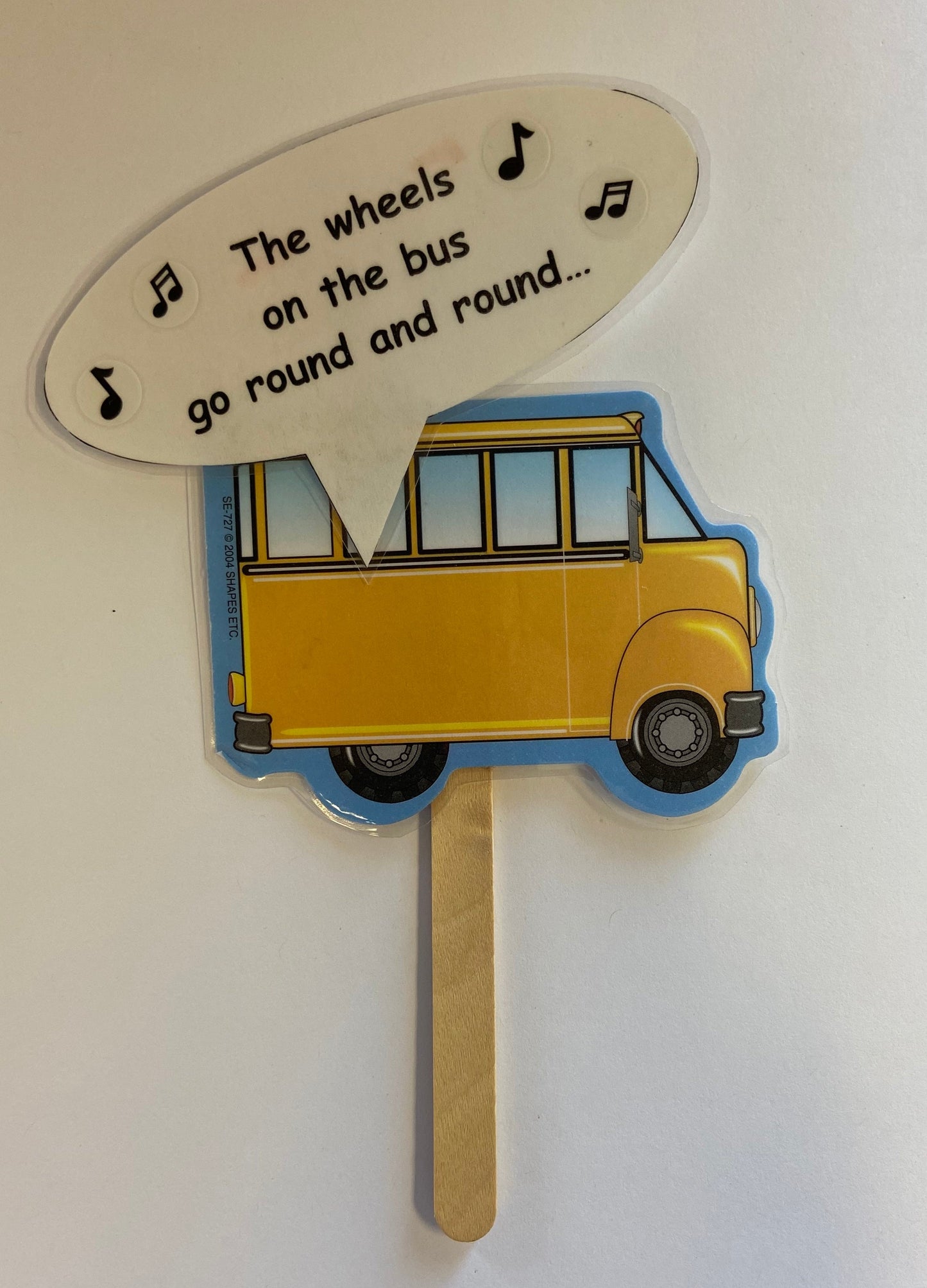 SHAPES ETC. Mini Notepad - School Bus