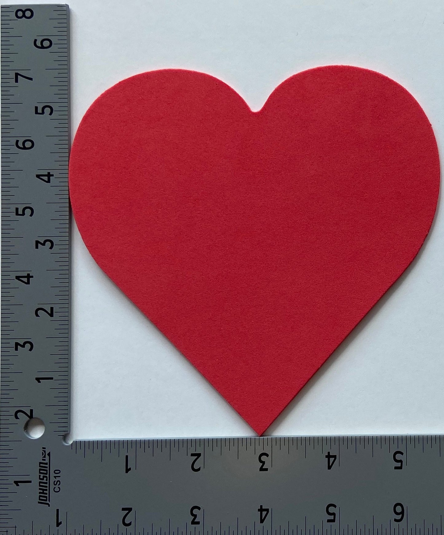 SHAPES ETC. Large Single Color Cut-Out - Heart
