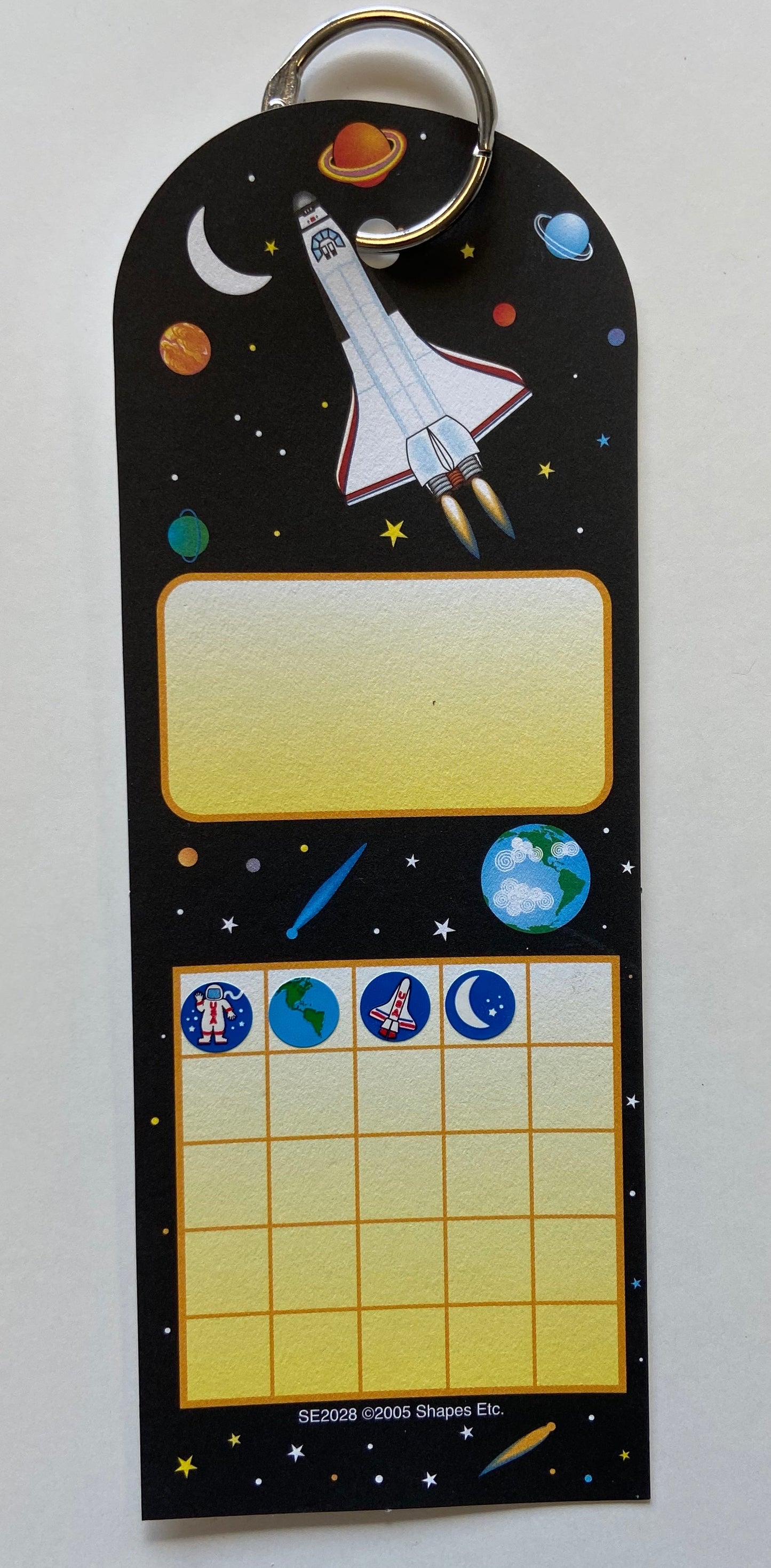 SHAPES ETC. Personal Incentive Chart - Space