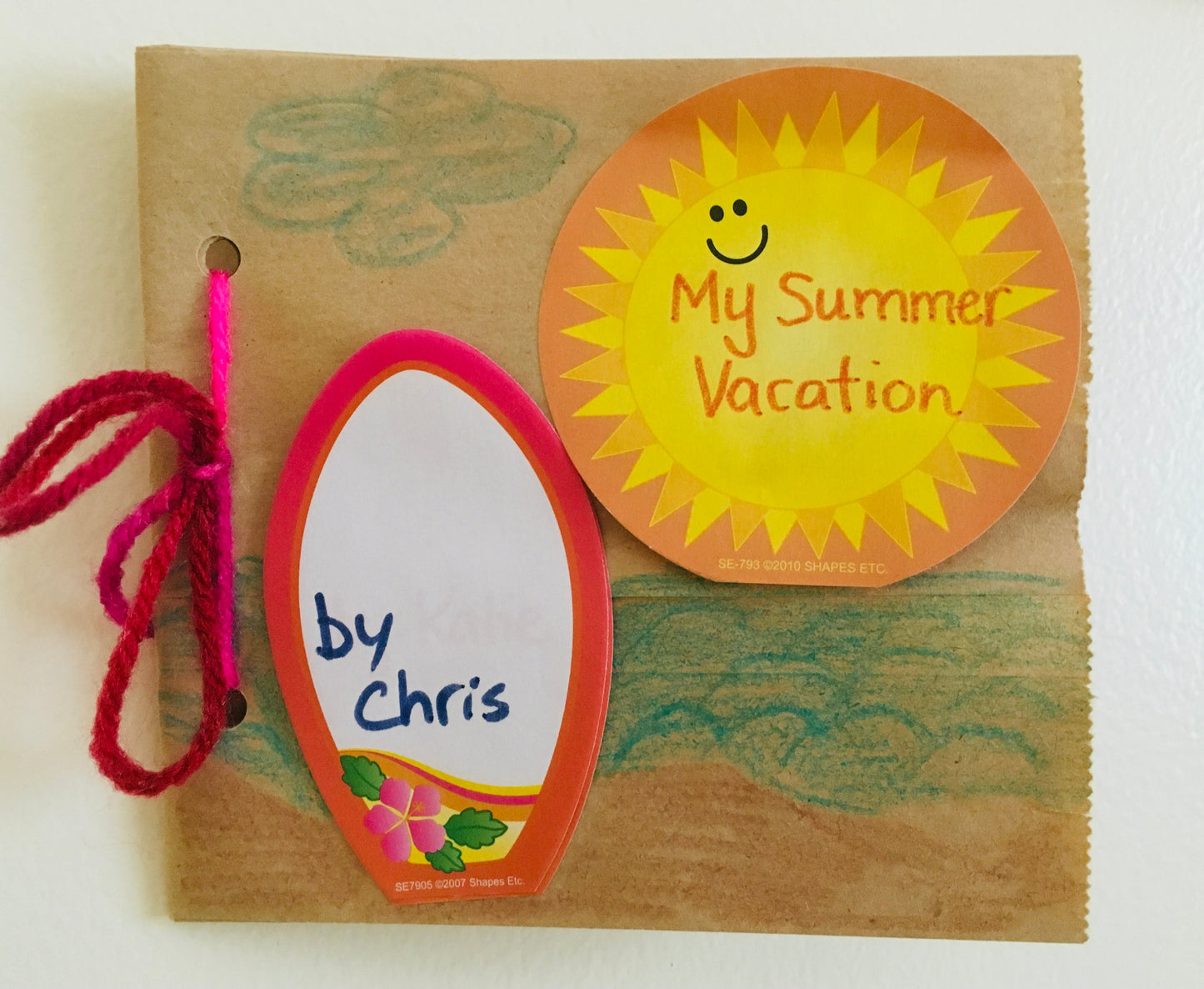 SHAPES ETC. Mini Notepad Set - Seaside