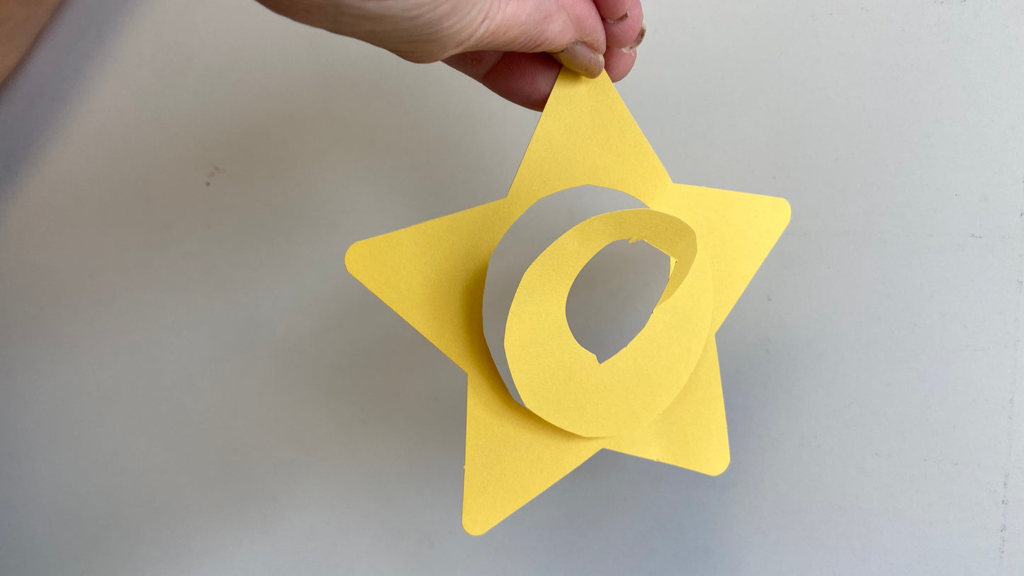 SHAPES ETC. Star Large Single-Color Creative Cut-Outs- 5.5"