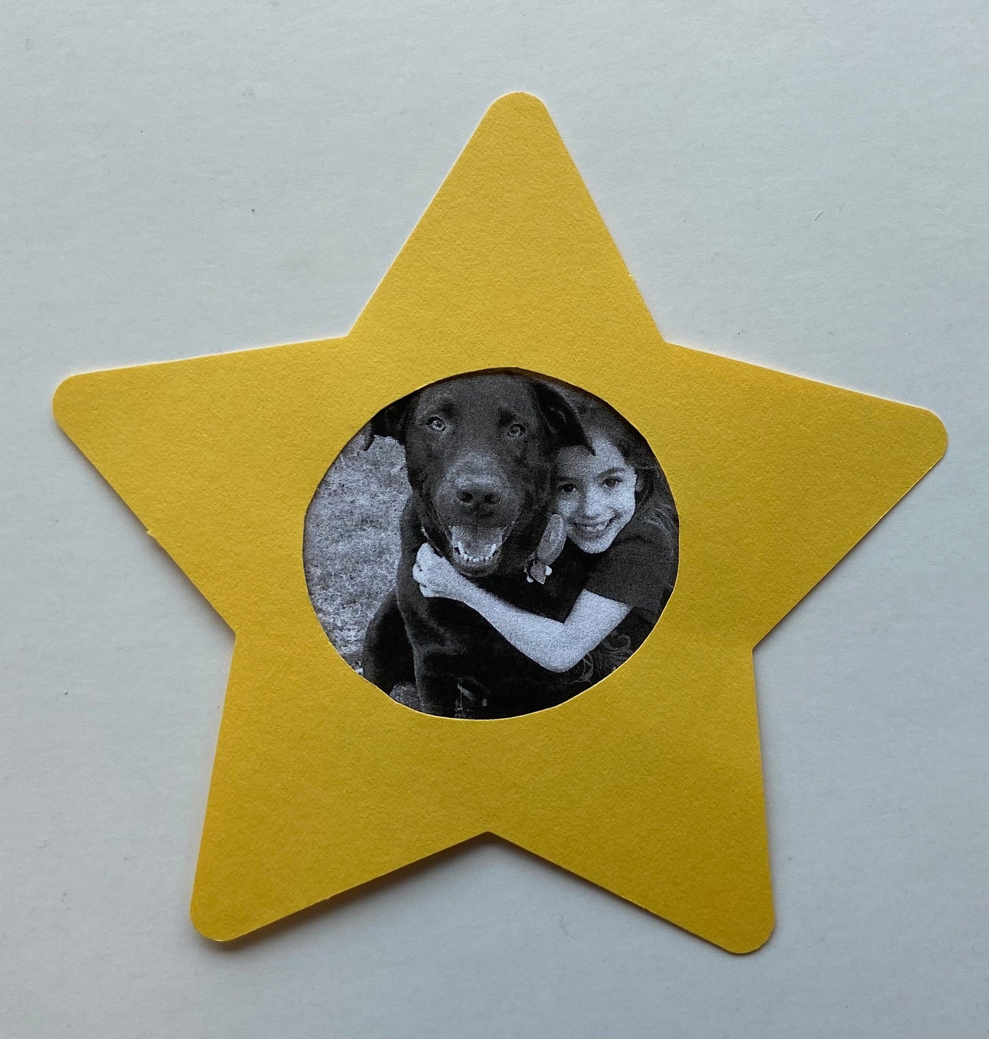 SHAPES ETC. Star Large Single-Color Creative Cut-Outs- 5.5"