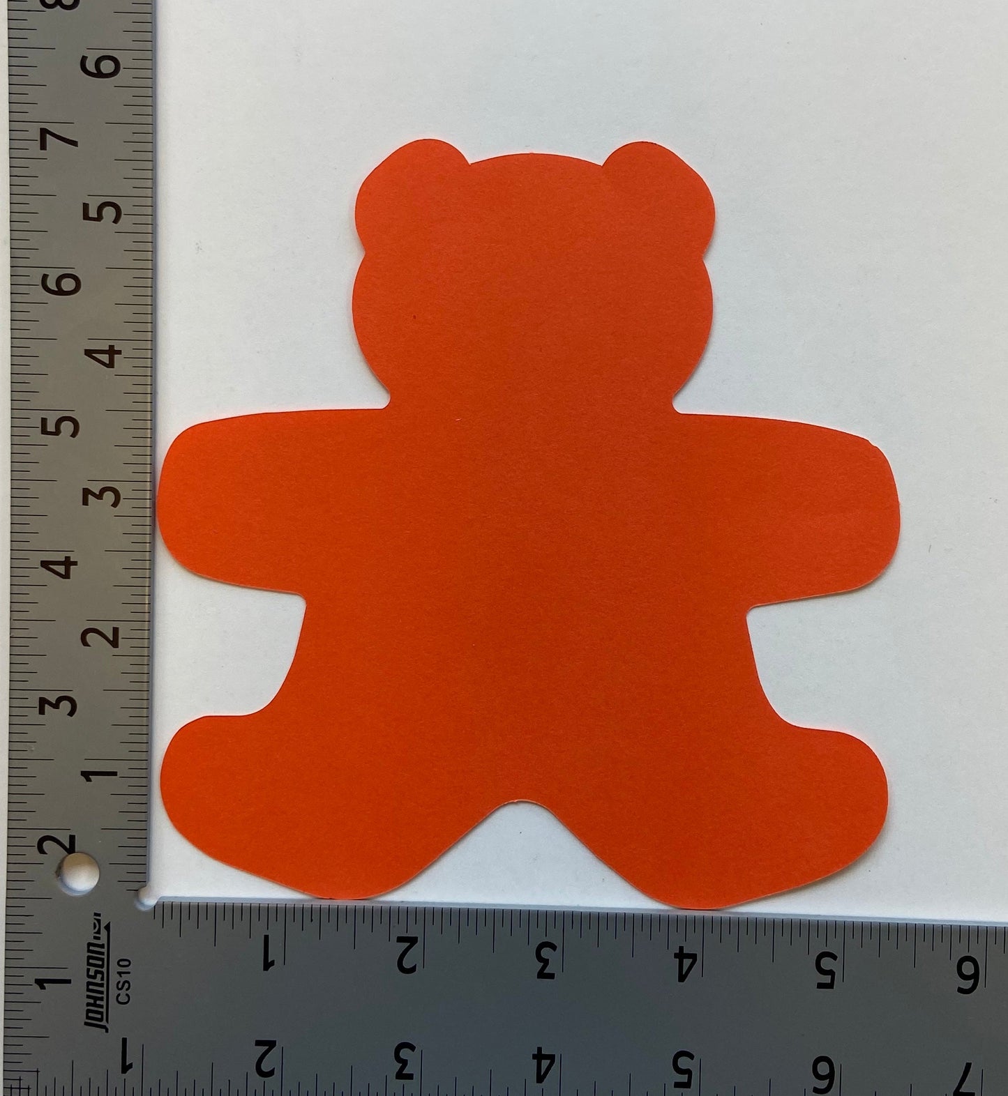 SHAPES ETC. Teddy Bear Assorted Color Cut-Outs- 5.5"