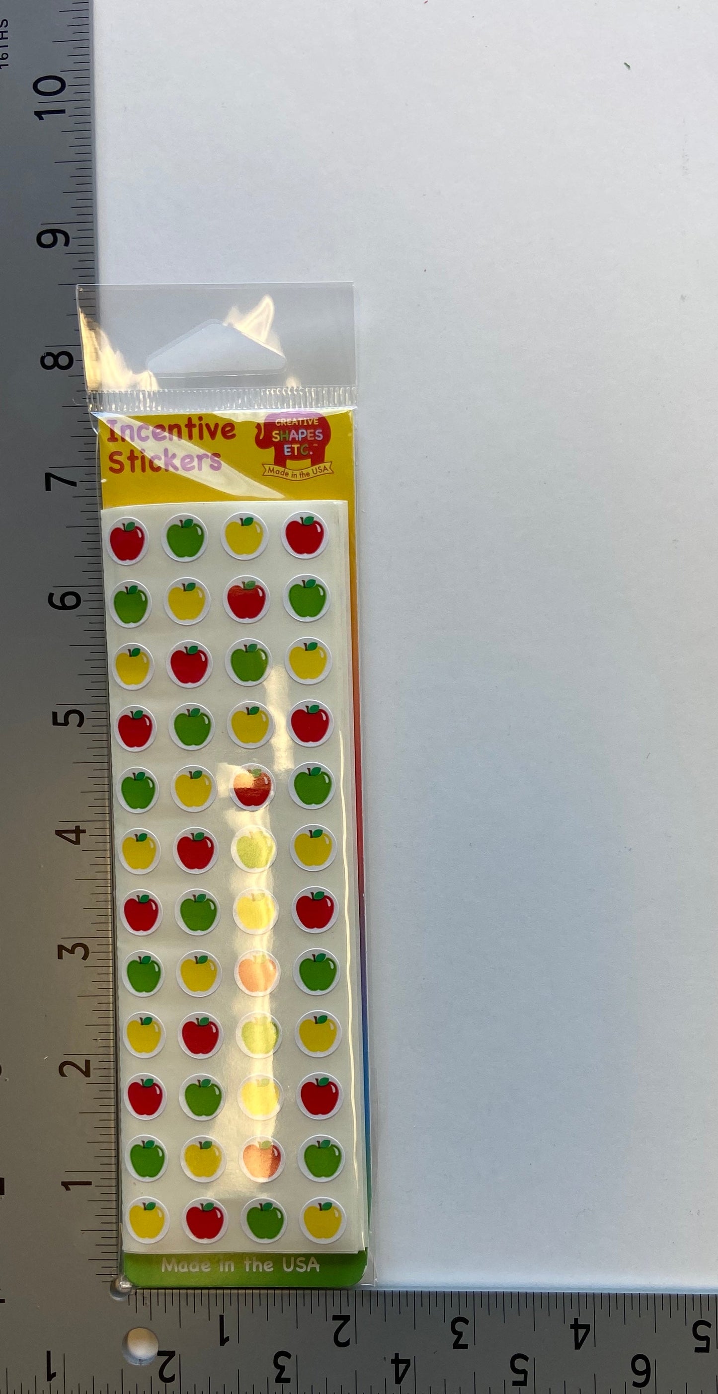 SHAPES ETC. Incentive Stickers - Apple (Pack of 1728)