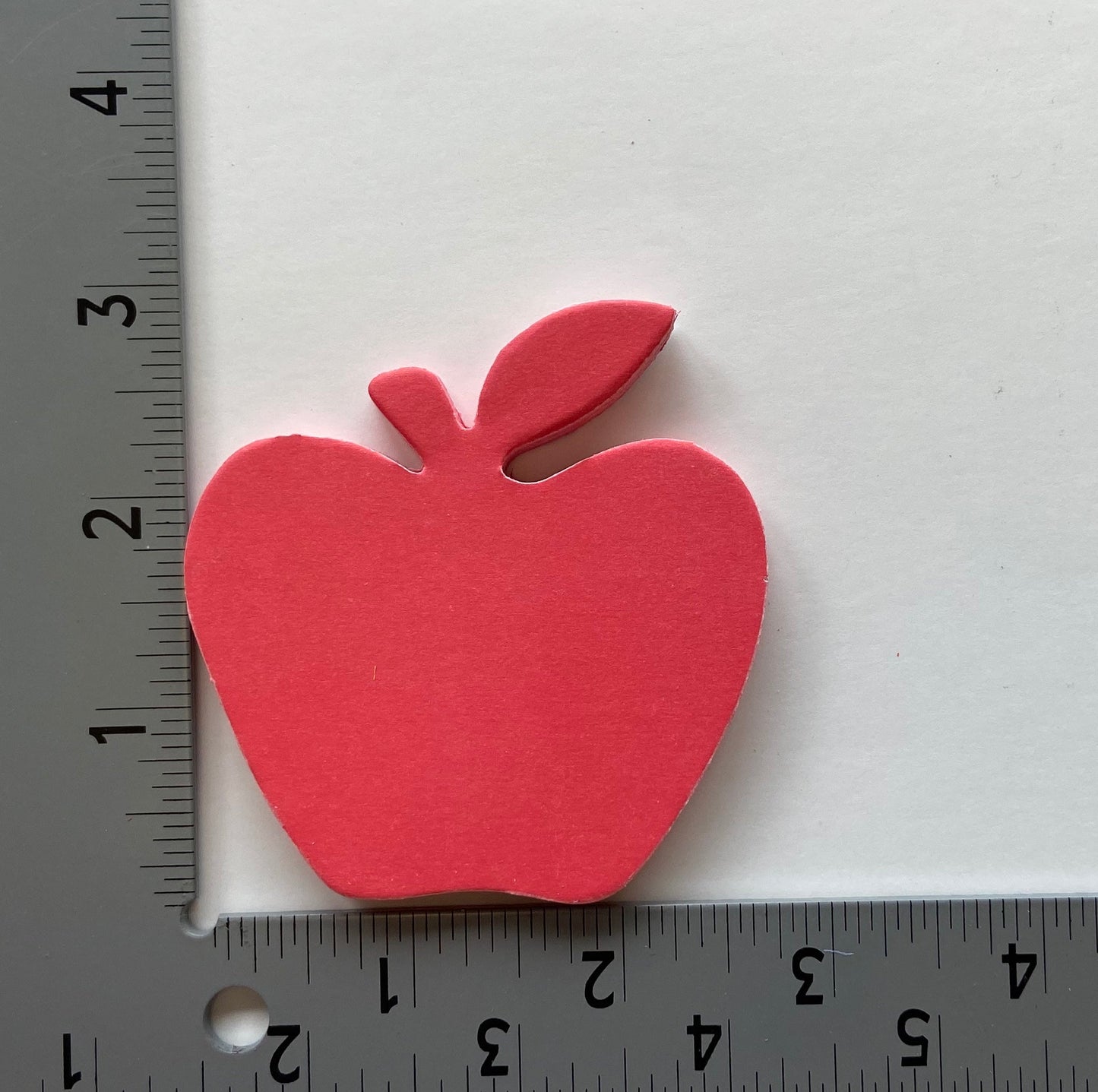SHAPES ETC. Sticky Shape Notepad - Red Apple