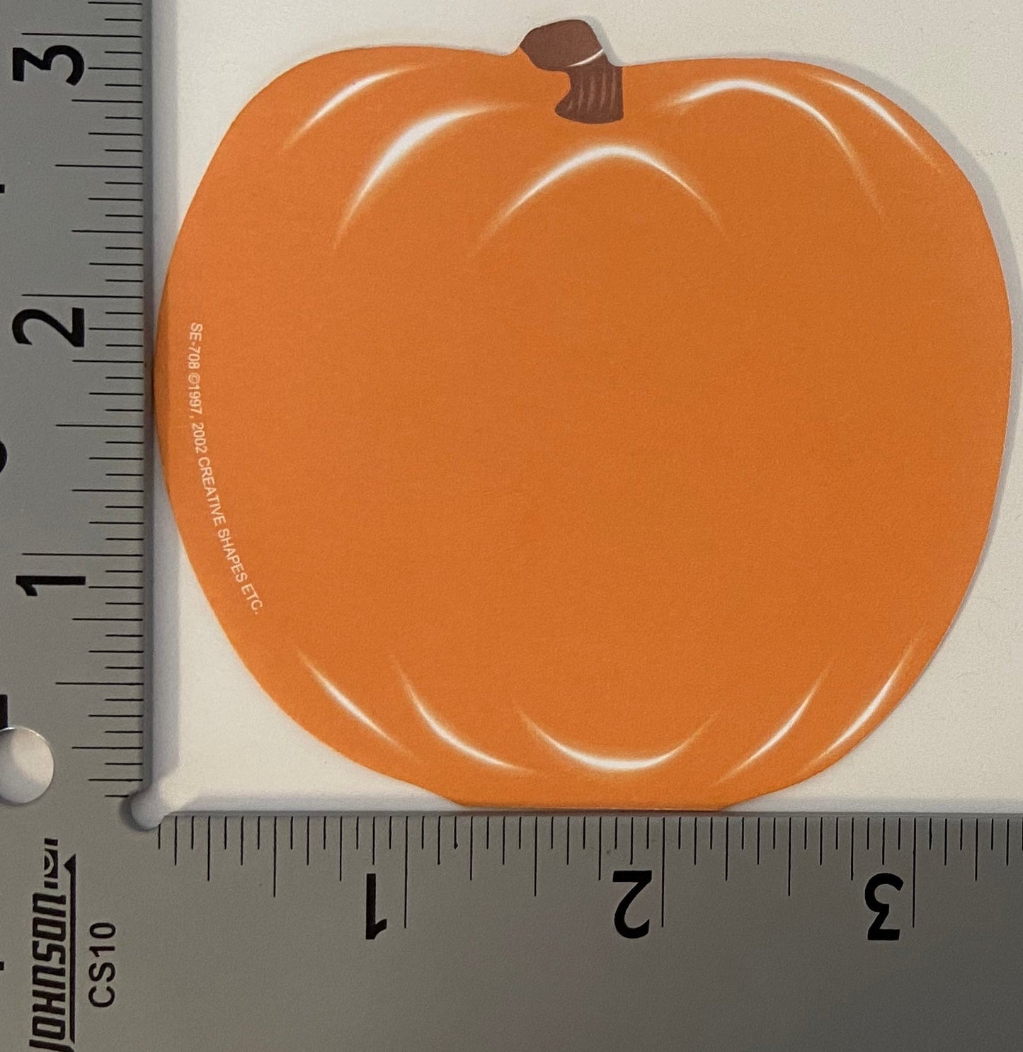 SHAPES ETC. Mini Notepad - Pumpkin