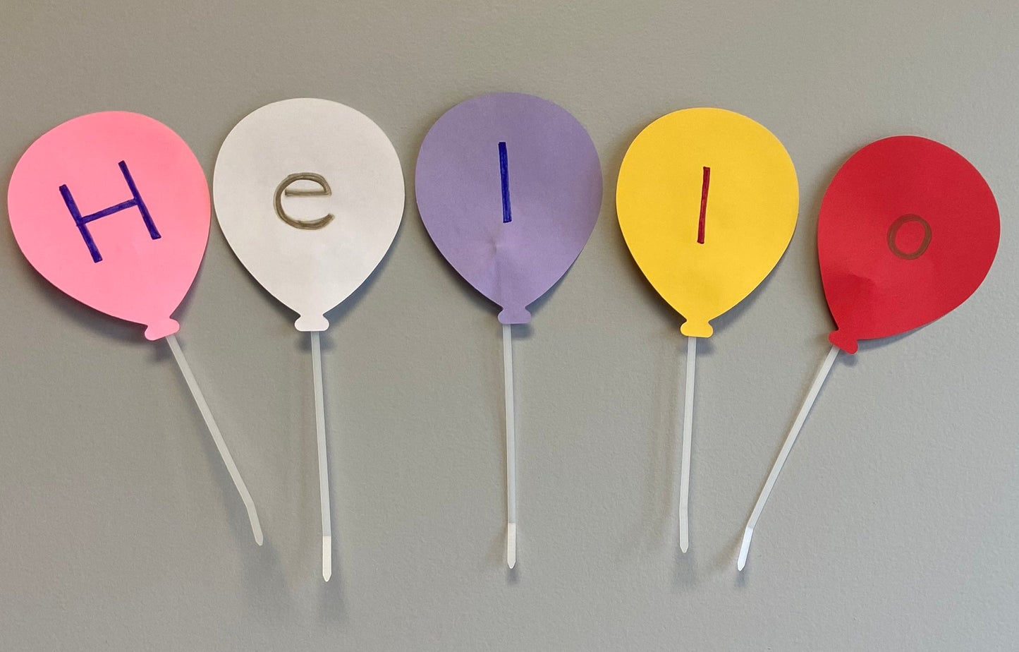 SHAPES ETC. Large Single Color Cut-Out - Balloon