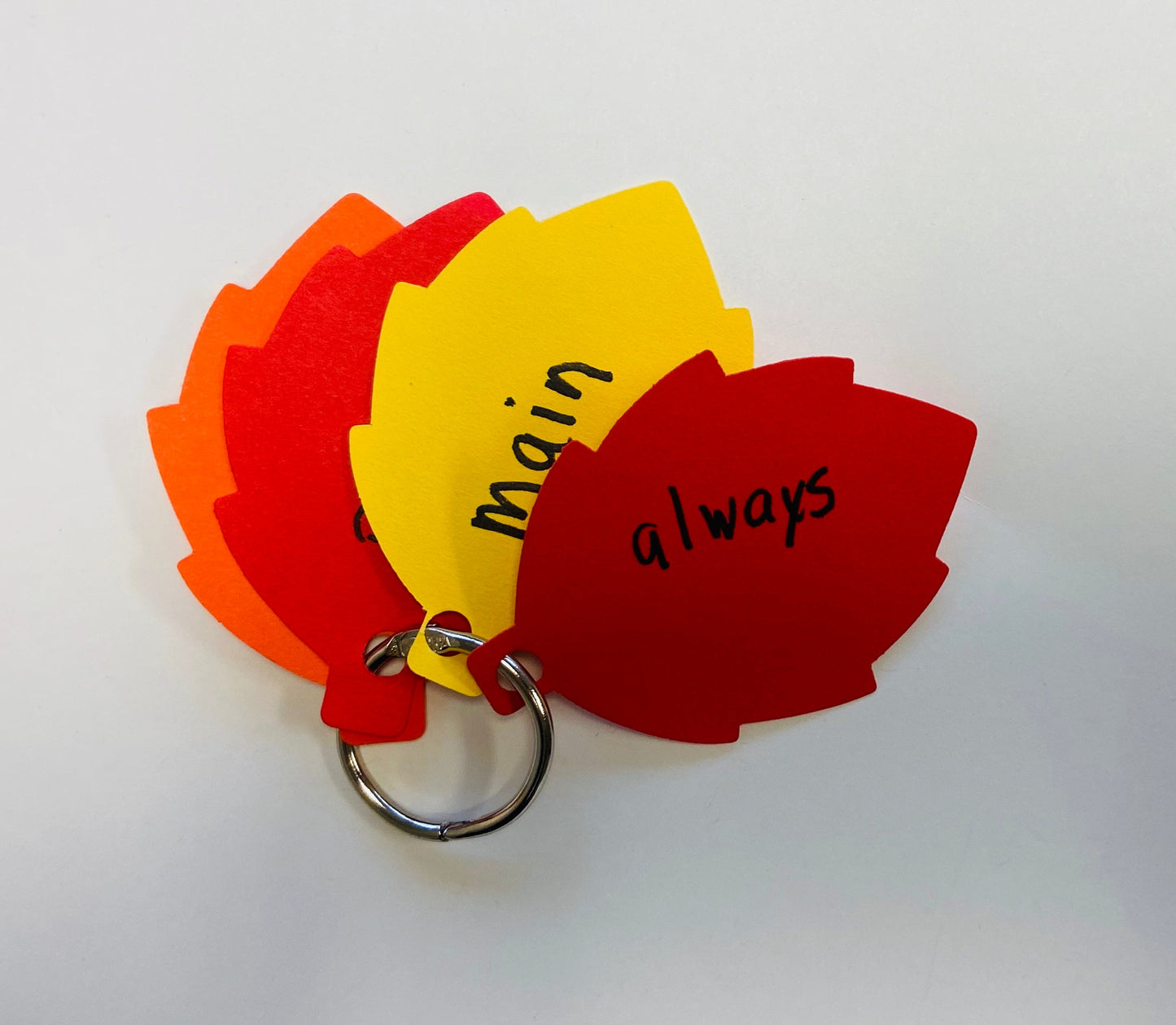 SHAPES ETC. Leaf Tri-Color Creative Cut-Outs- 3"