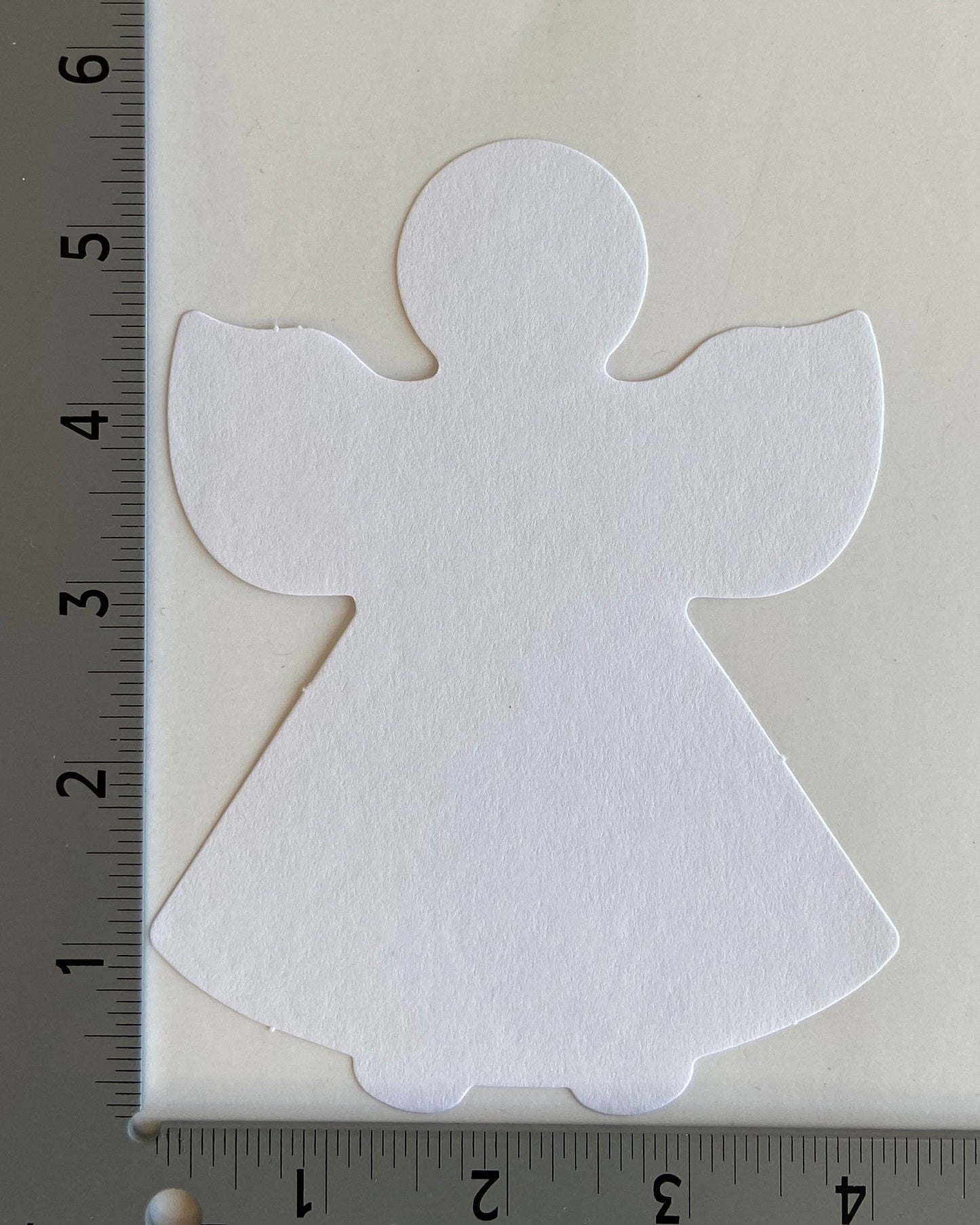 SHAPES ETC. Large Single Color Cut-Out - Angel