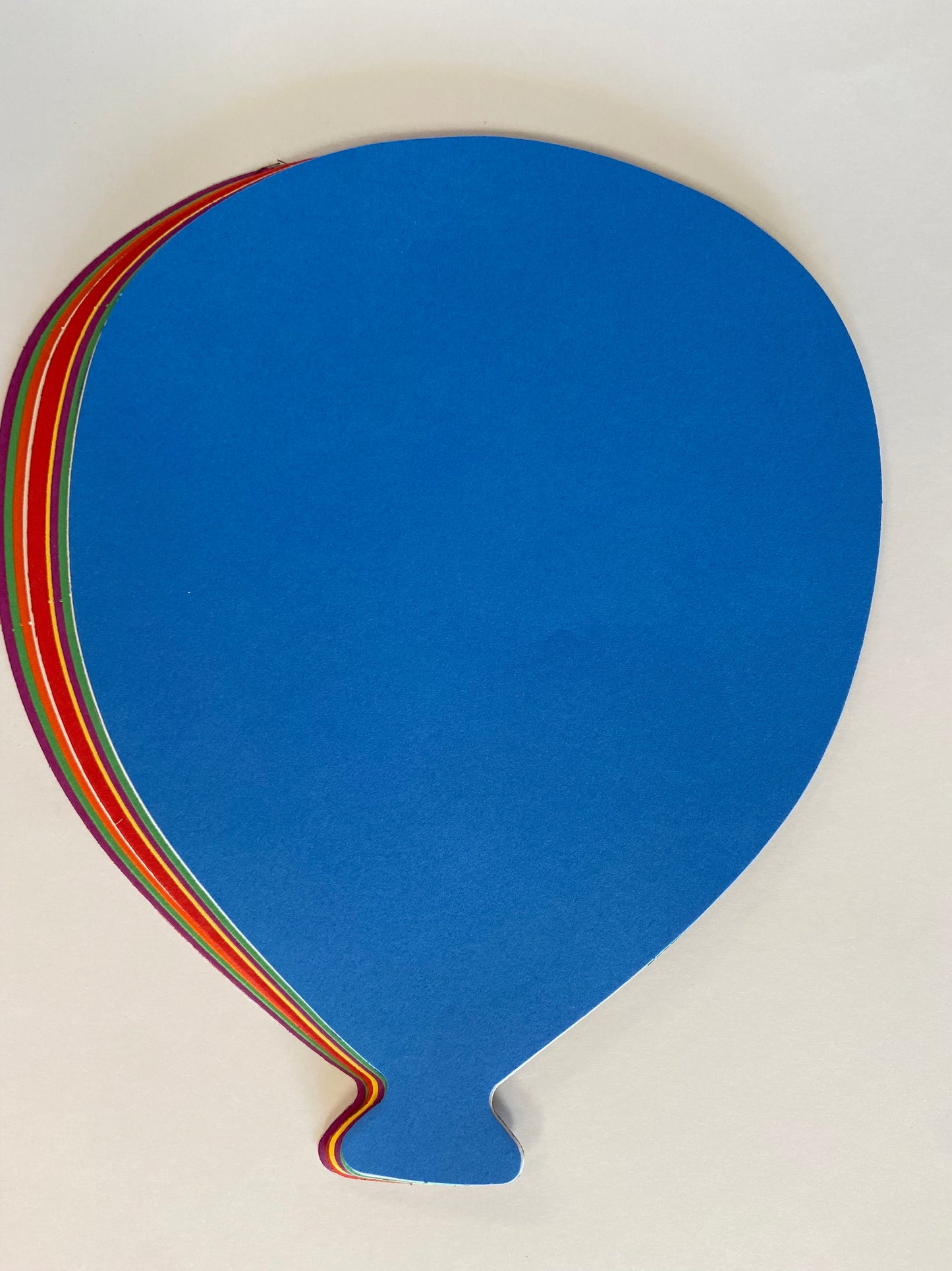 SHAPES ETC. Super Cut-Outs - Assorted Color Balloon