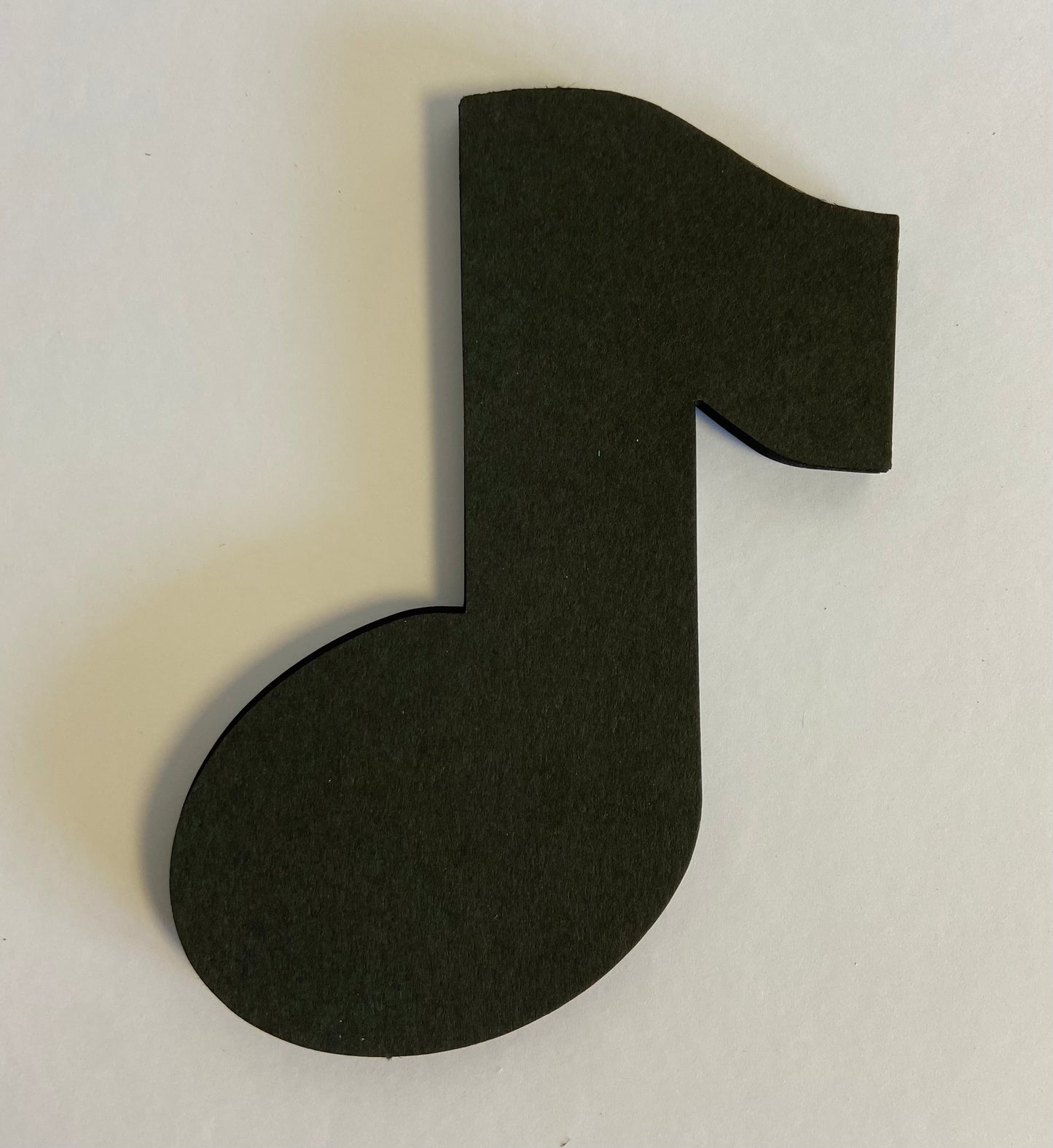 SHAPES ETC. Small Single Color Cut-Out - Music Note