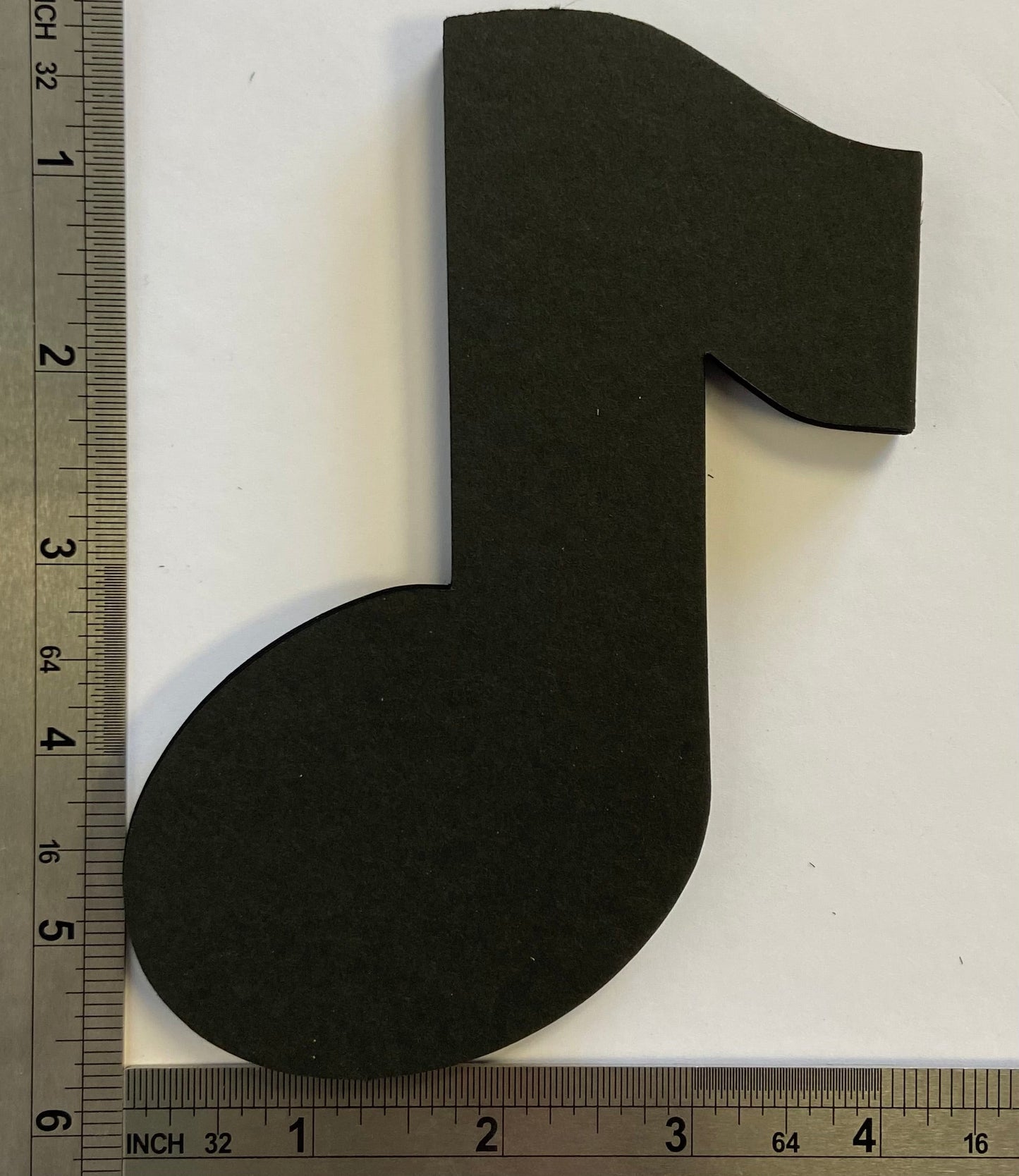 SHAPES ETC. Small Single Color Cut-Out - Music Note