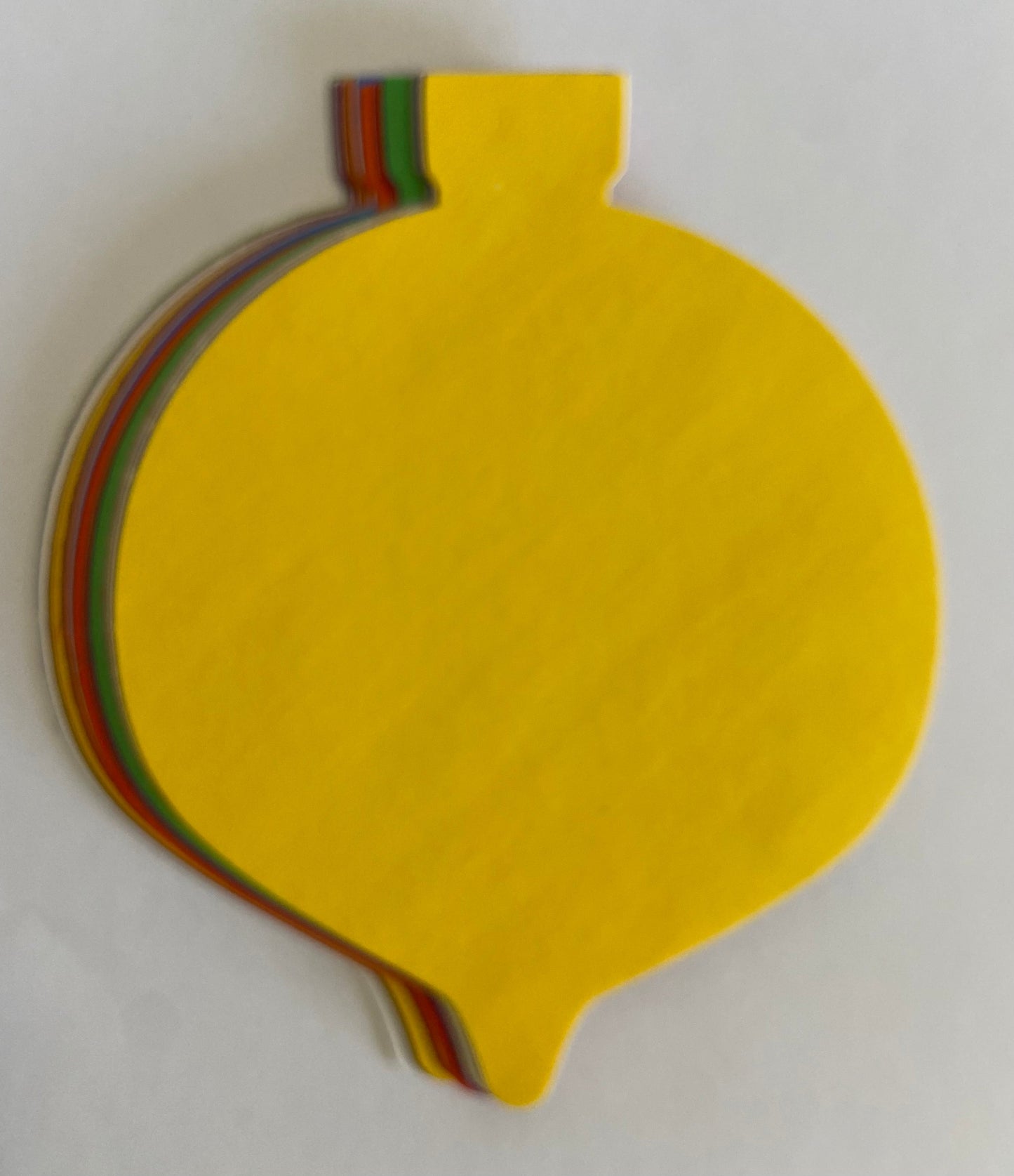 SHAPES ETC. Ornament Assorted Color Creative Cut-Outs- 5.5"