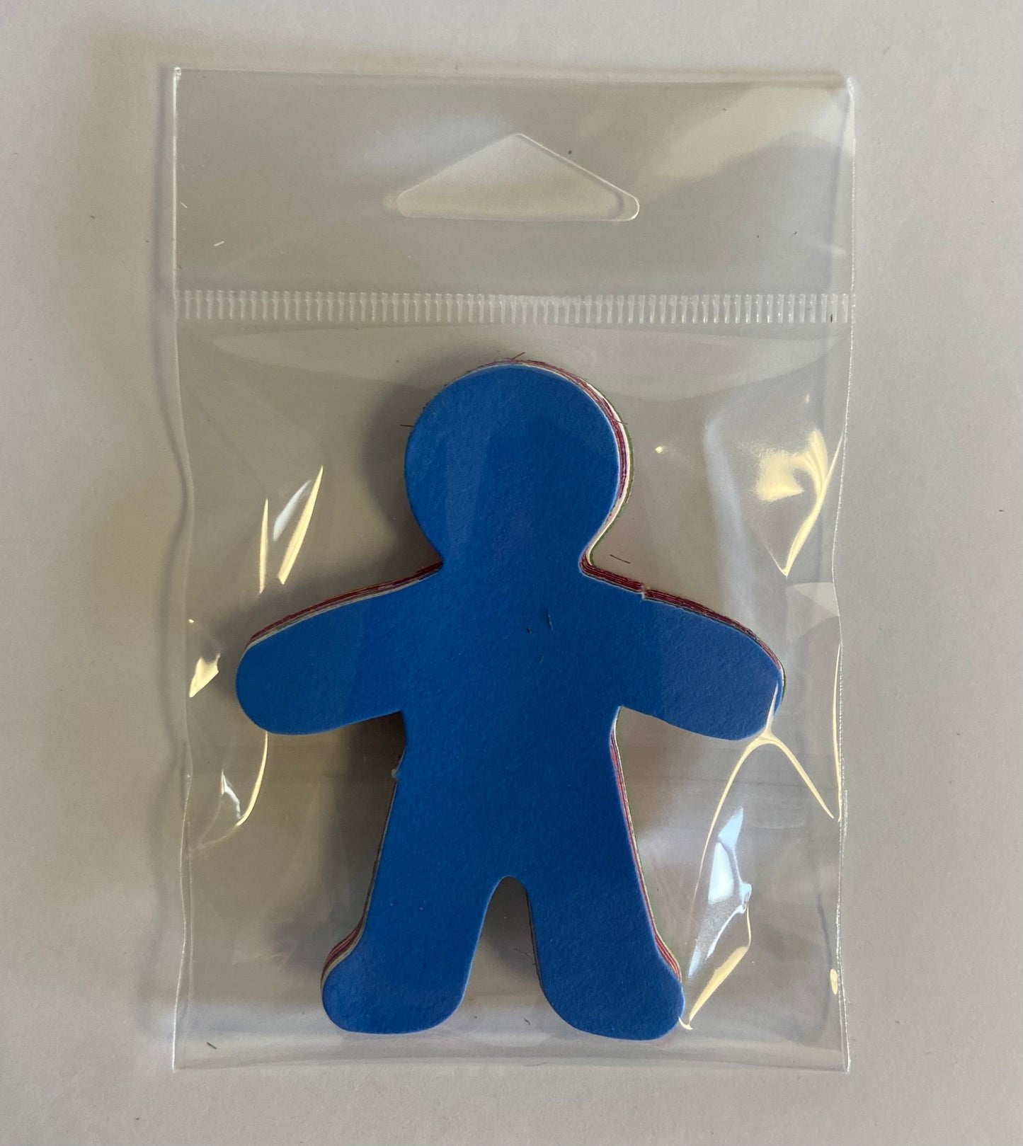 SHAPES ETC. Person Small Assorted Color Cut-Outs - 3”