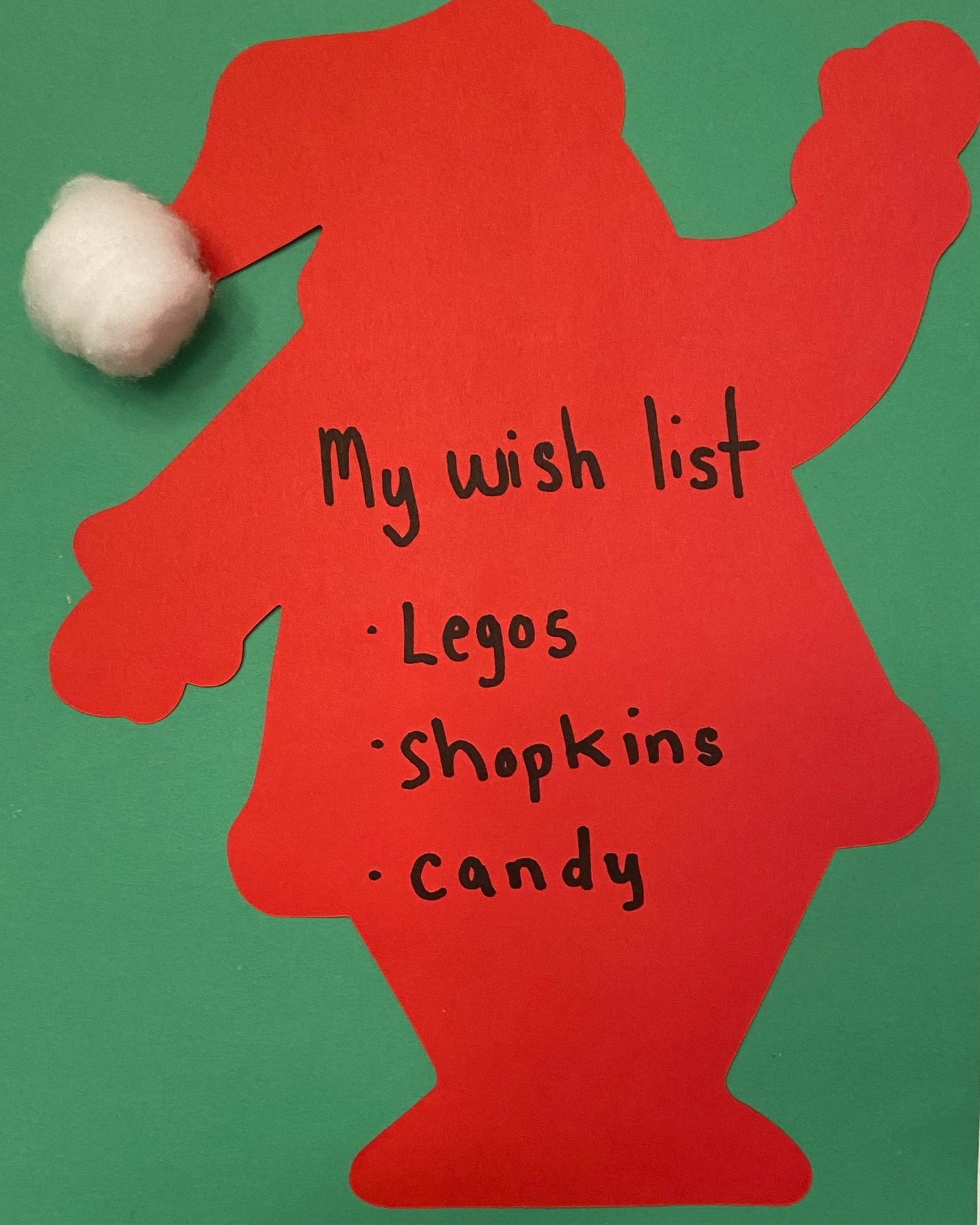 SHAPES ETC. Santa Single Color Super Cut-Outs- 8” x 10”