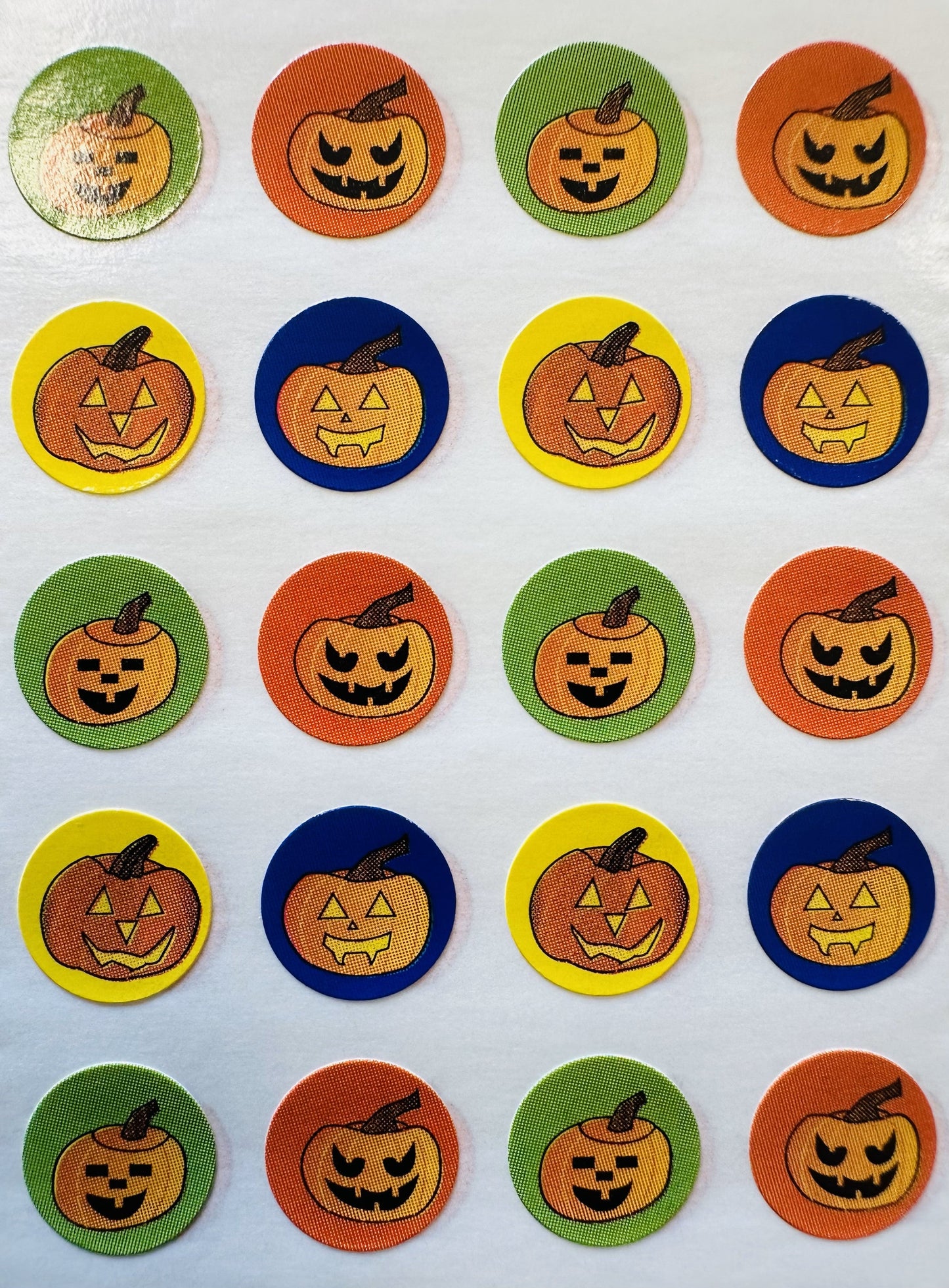 SHAPES ETC. Incentive Stickers - Carved Pumpkins