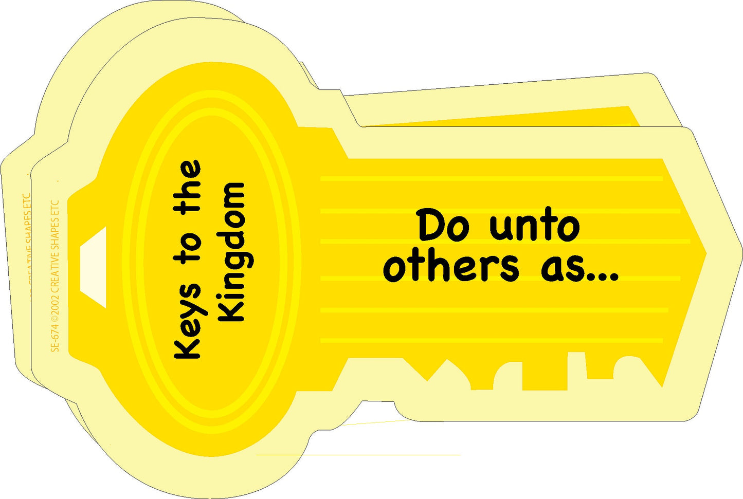 SHAPES ETC. Mini Notepad - Key