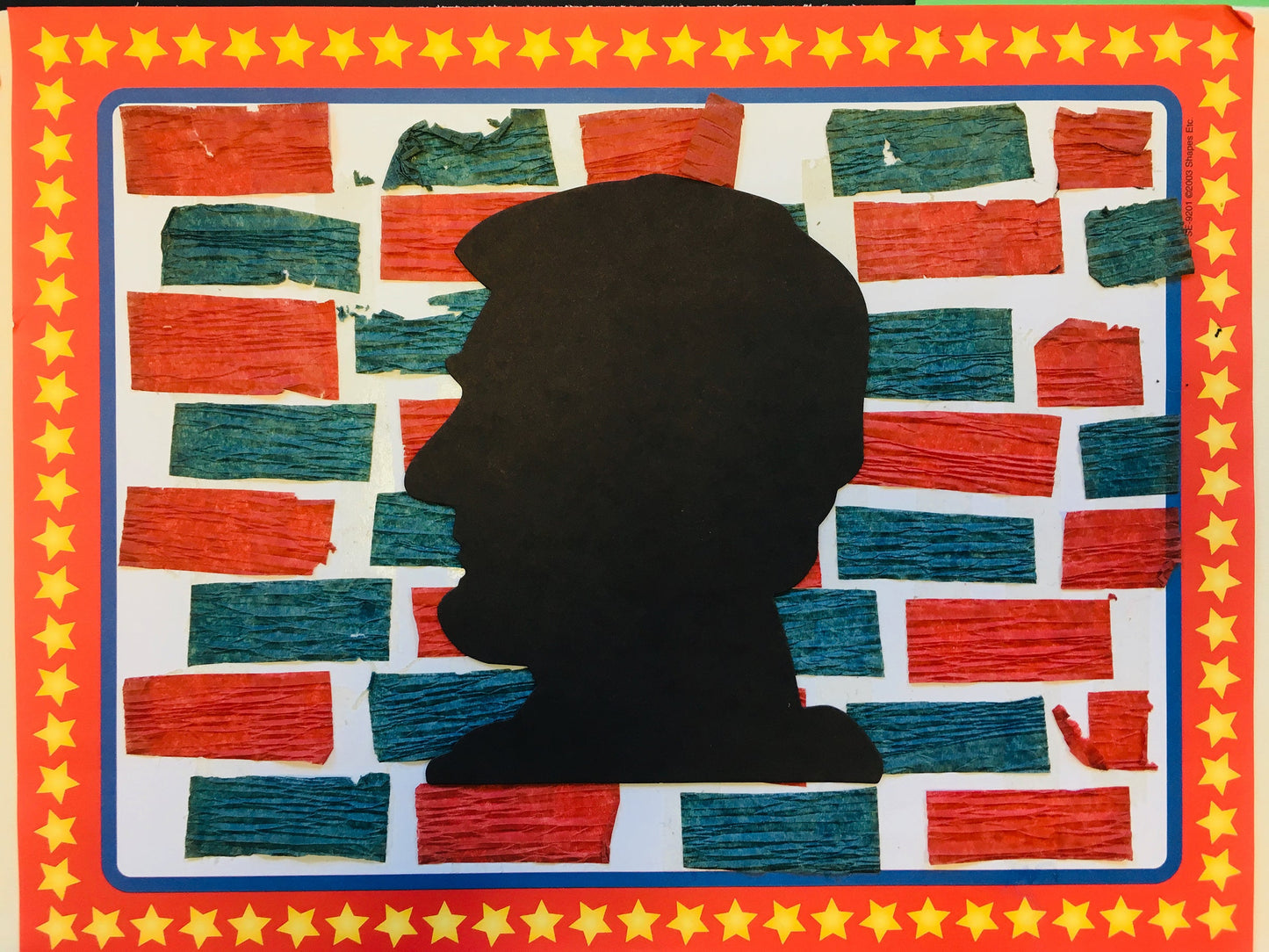 SHAPES ETC. Large Single Color Cut-Out - Lincoln