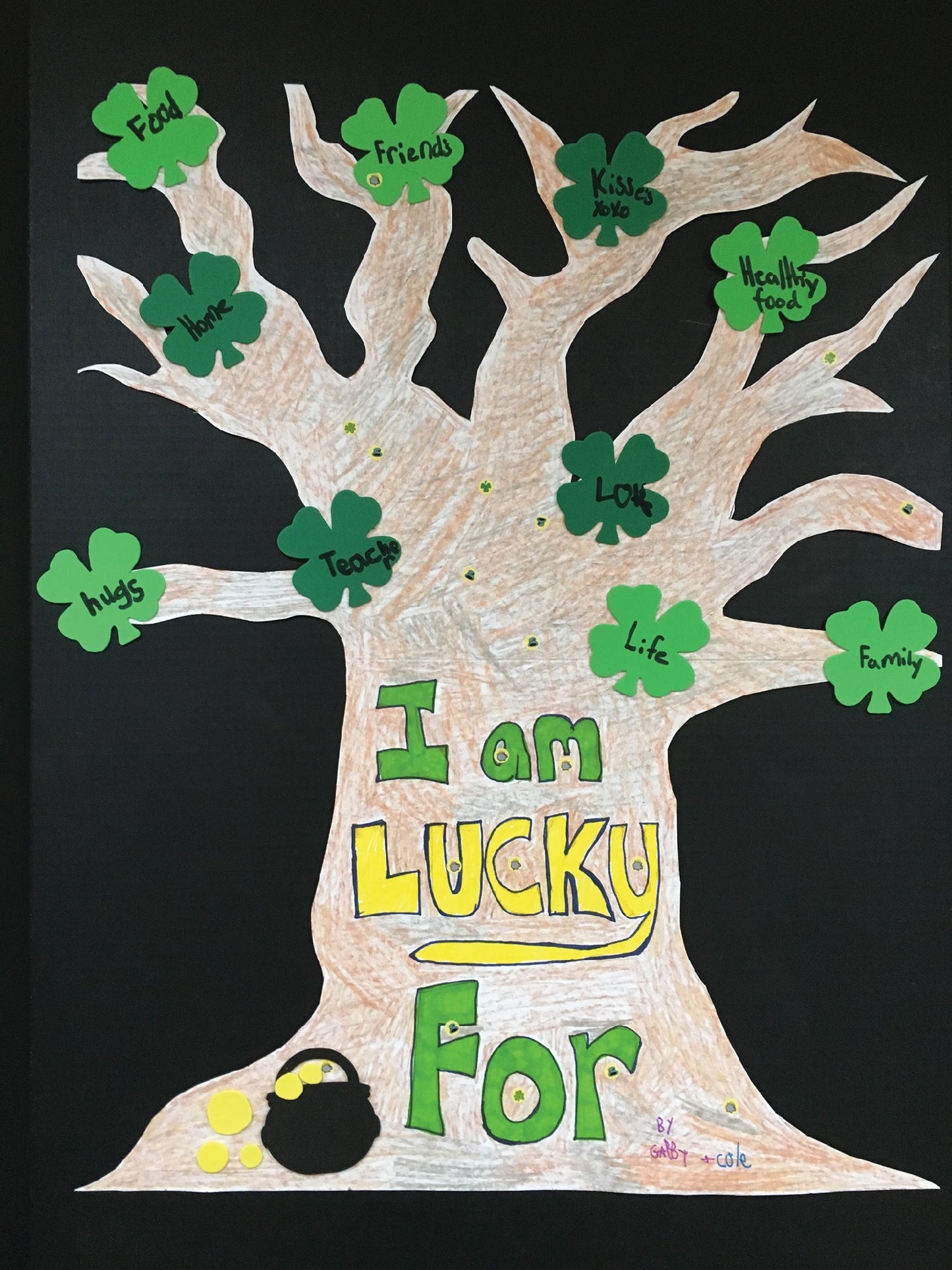 SHAPES ETC. Large Single Color Creative Foam Cut-Outs - Four Leaf Clover