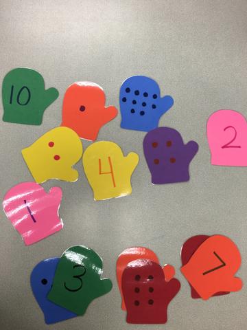 SHAPES ETC. Mitten Assorted Color Creative Cut-Outs- 5.5"