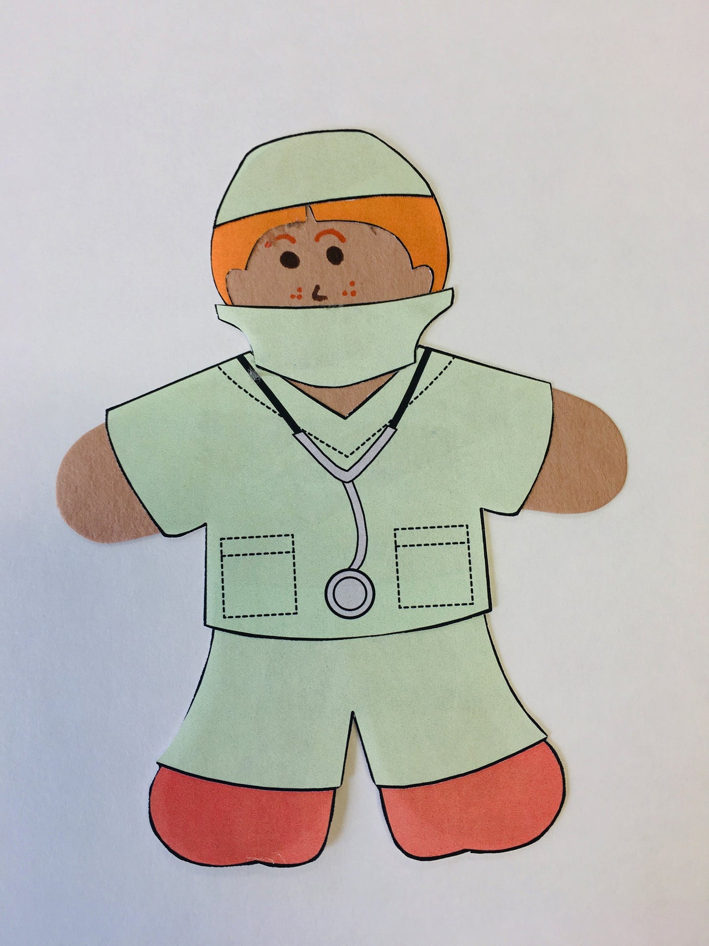 SHAPES ETC. Person Multicultural Creative Cut-Outs- 5.5”