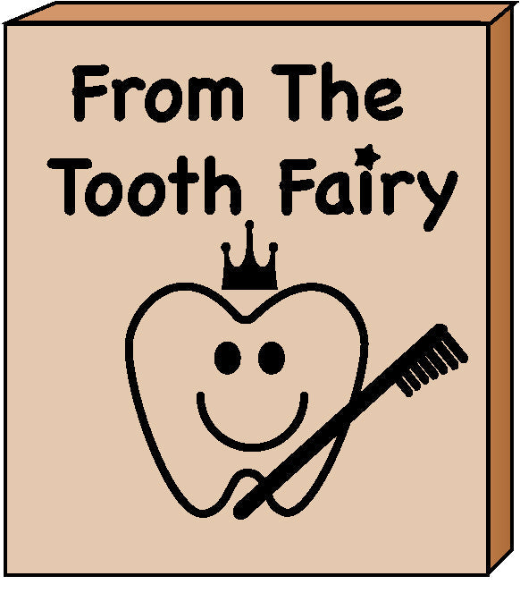 SHAPES ETC. Teacher's Stamp - From the Tooth Fairy