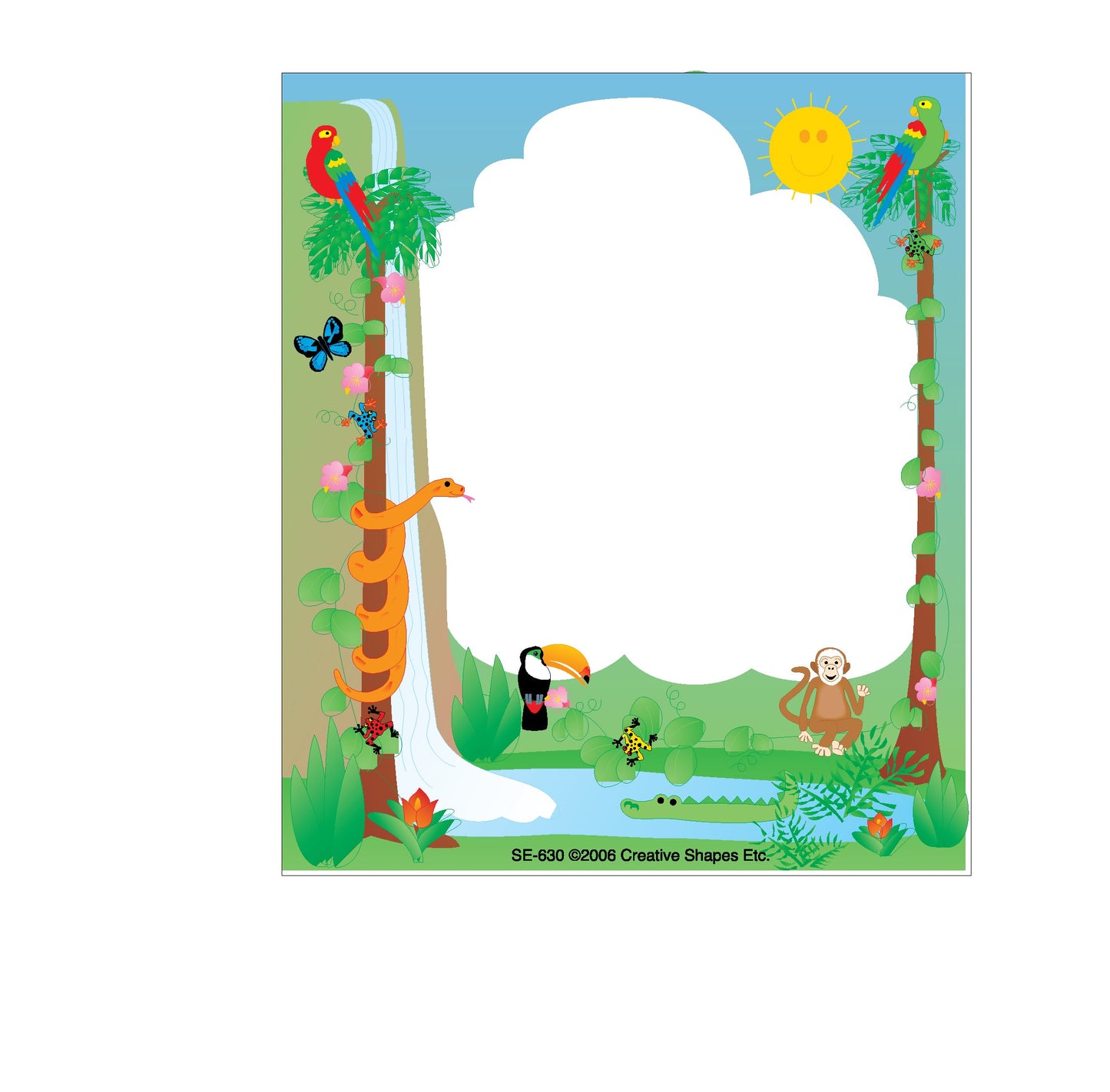 SHAPES ETC. Mini Notepad - Rainforest / Lined