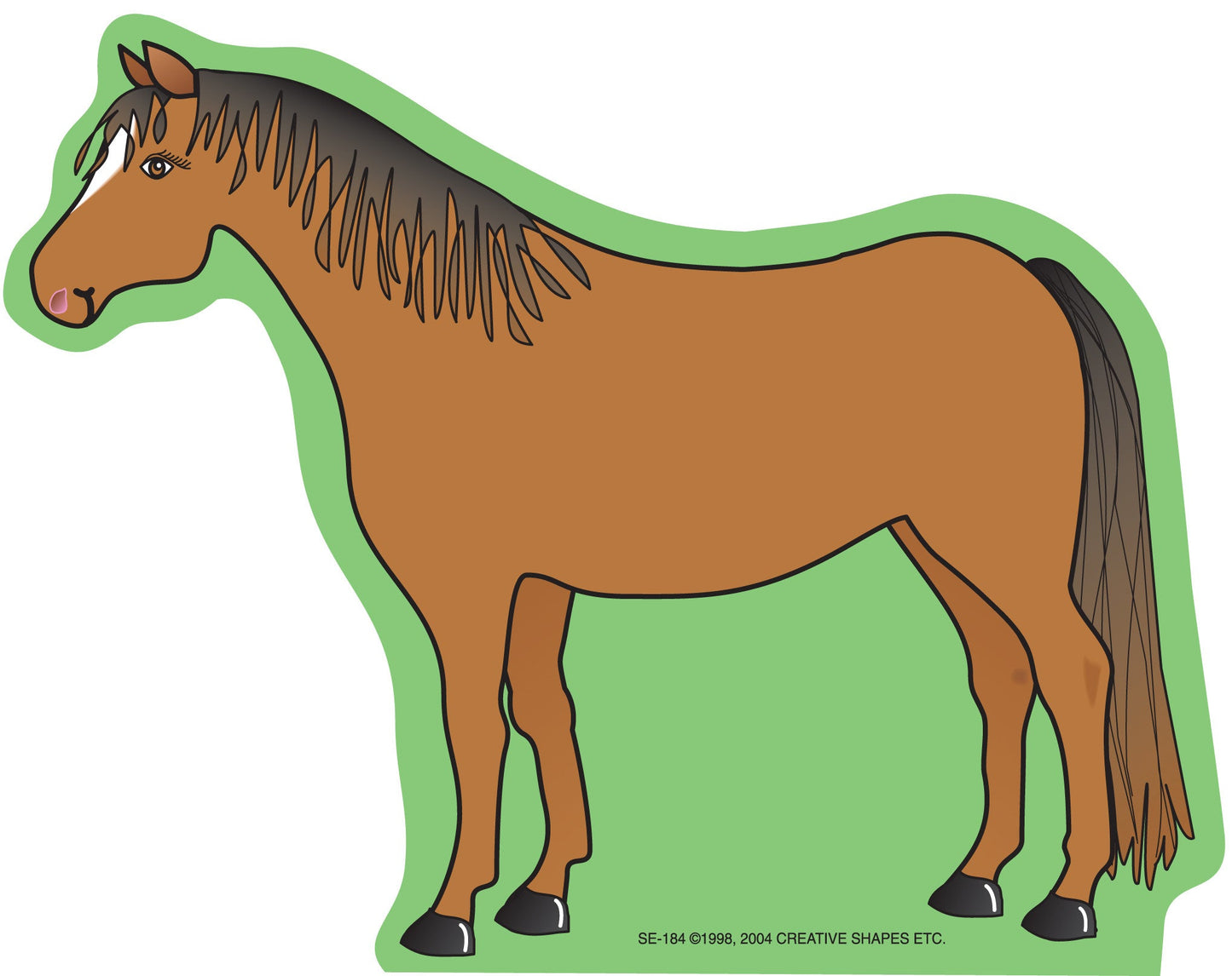 SHAPES ETC. Large Notepad - Horse